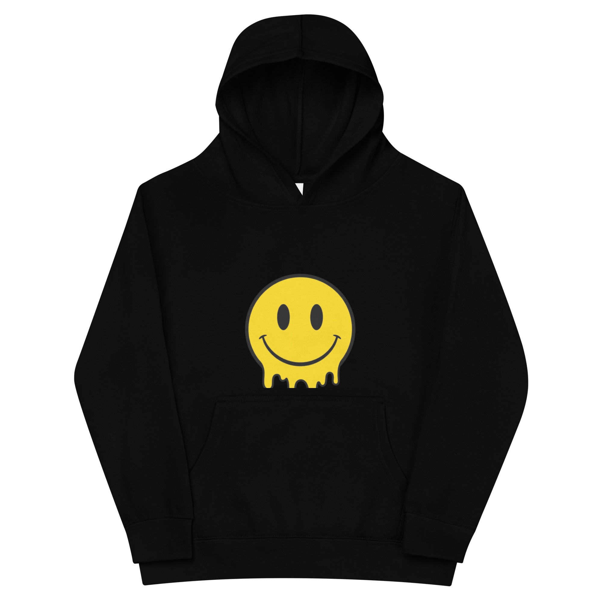 Melting Smiley - Kids fleece hoodie - Caster Coast
