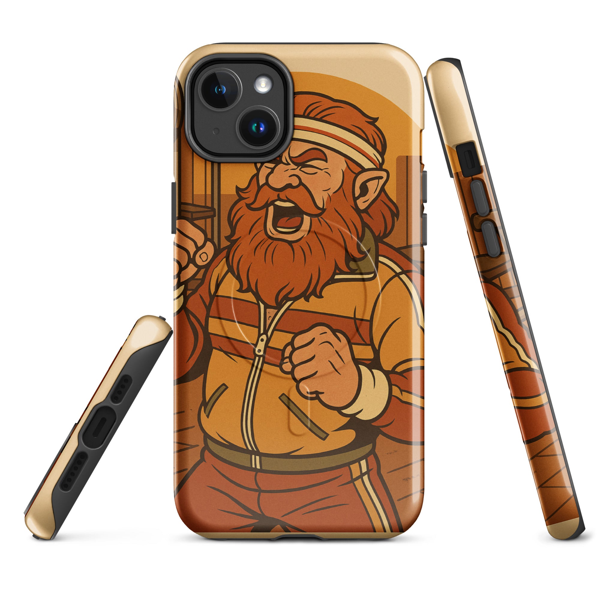 Dwarven PUMP: The Ultimate Fantasy Fitness MagSafe Case for iPhone® - Caster Coast