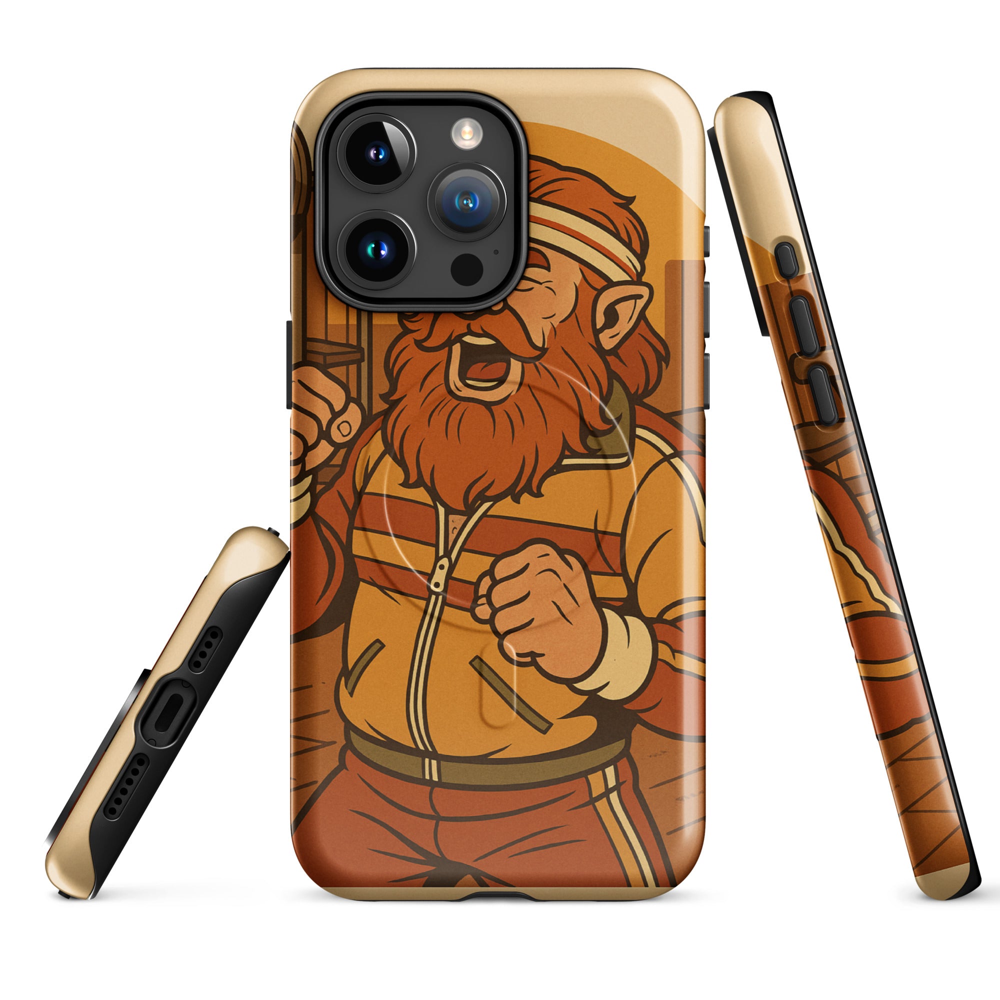Dwarven PUMP: The Ultimate Fantasy Fitness MagSafe Case for iPhone® - Caster Coast