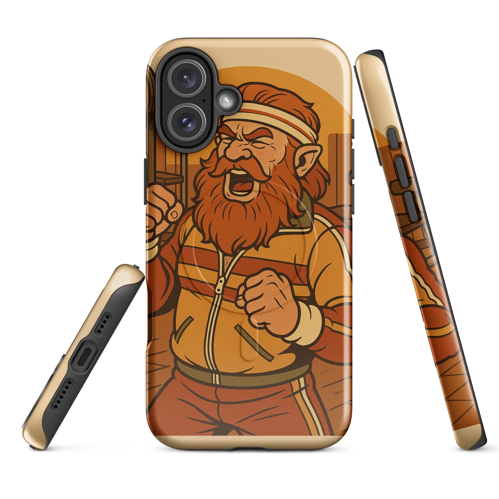 Dwarven PUMP: The Ultimate Fantasy Fitness MagSafe Case for iPhone® - Caster Coast