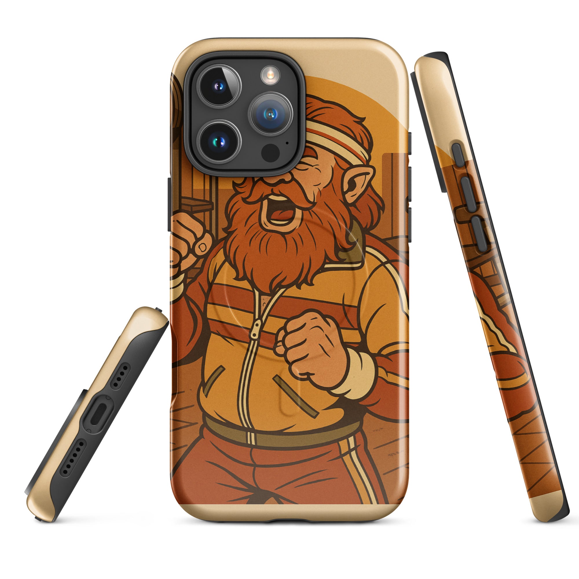 Dwarven PUMP: The Ultimate Fantasy Fitness MagSafe Case for iPhone® - Caster Coast