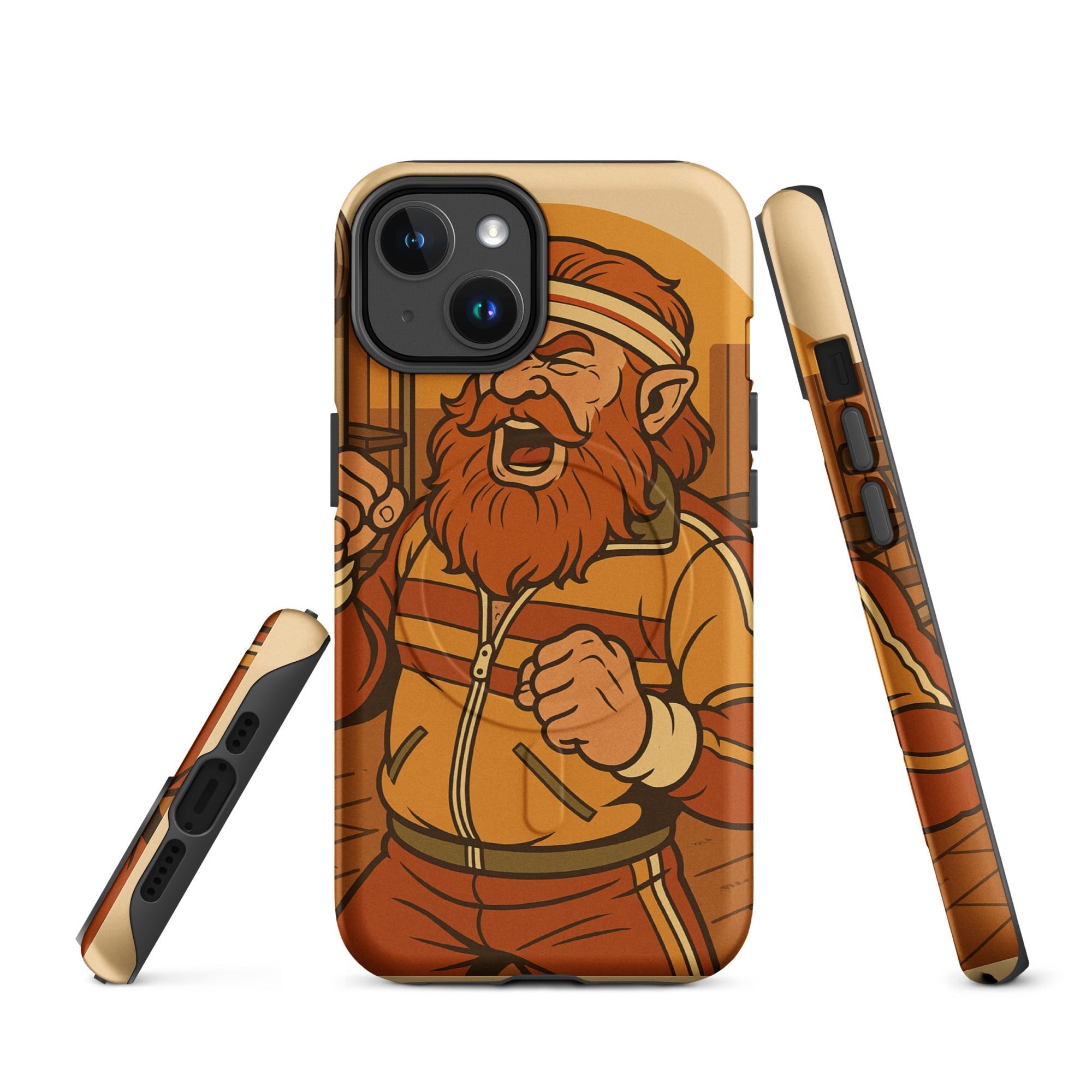 Dwarven PUMP: The Ultimate Fantasy Fitness MagSafe Case for iPhone® - Caster Coast