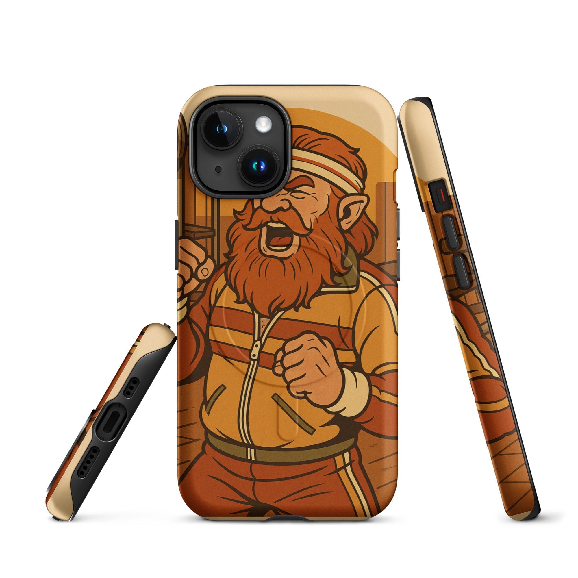 Dwarven PUMP: The Ultimate Fantasy Fitness MagSafe Case for iPhone® - Caster Coast