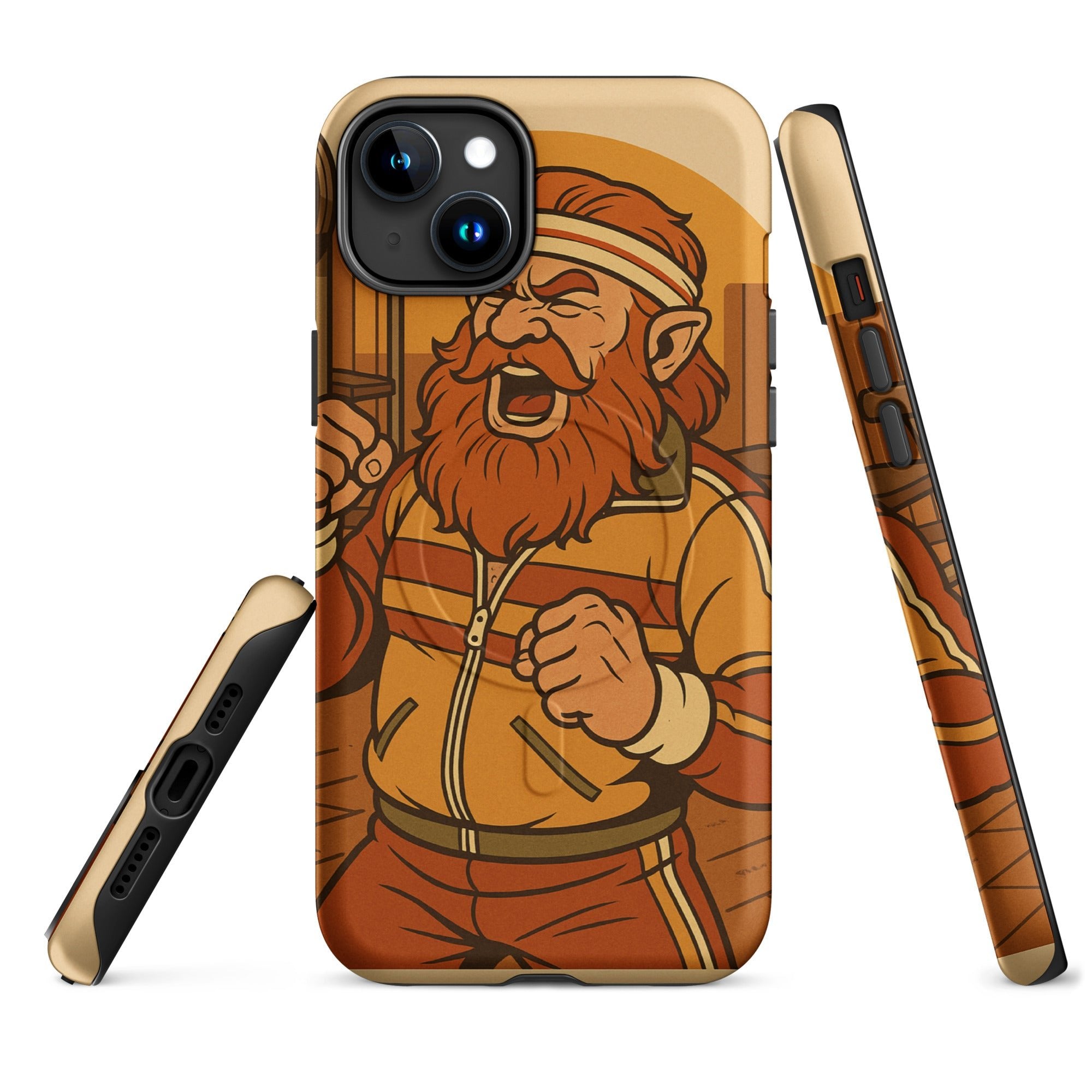 Dwarven PUMP: The Ultimate Fantasy Fitness MagSafe Case for iPhone® - Caster Coast