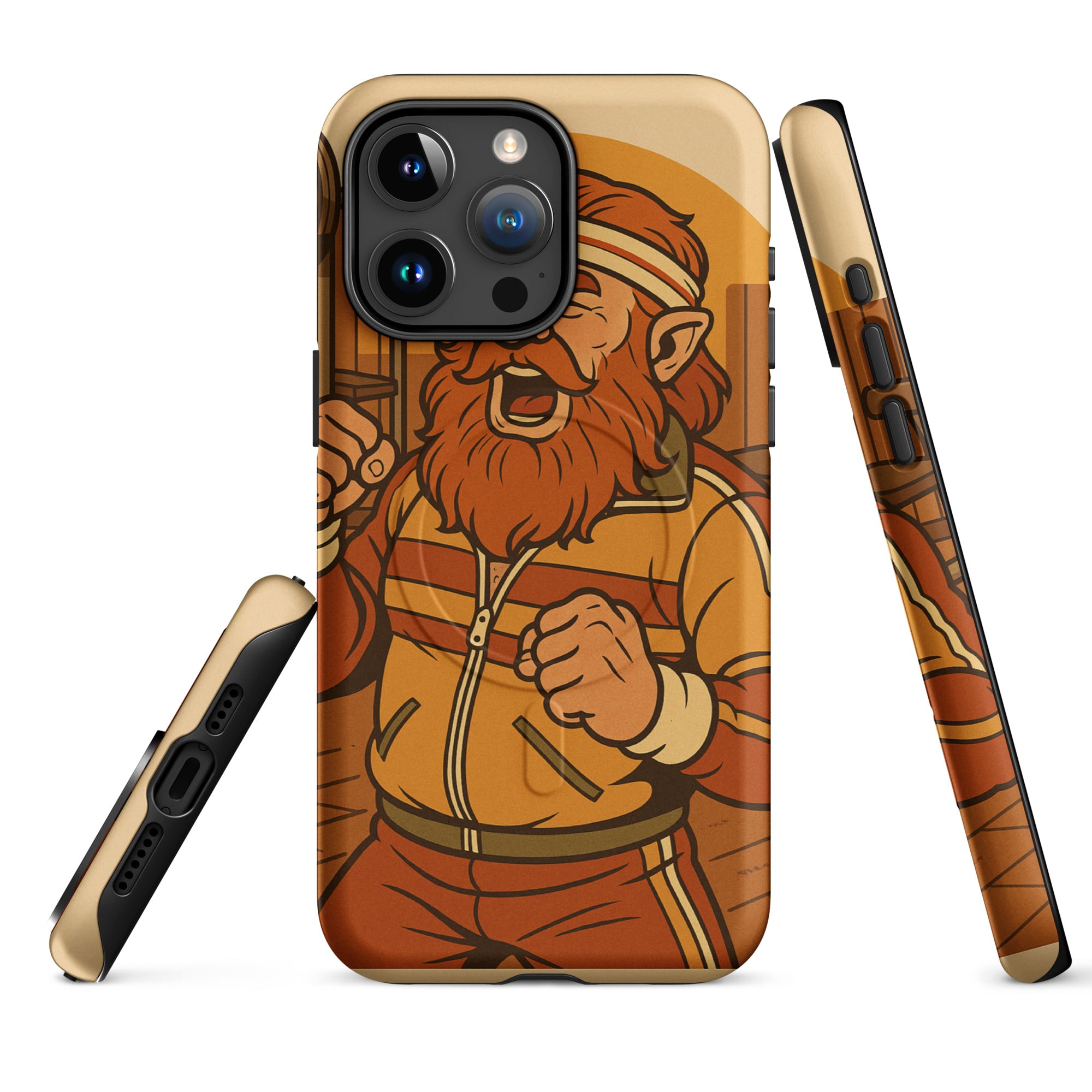 Dwarven PUMP: The Ultimate Fantasy Fitness MagSafe Case for iPhone® - Caster Coast