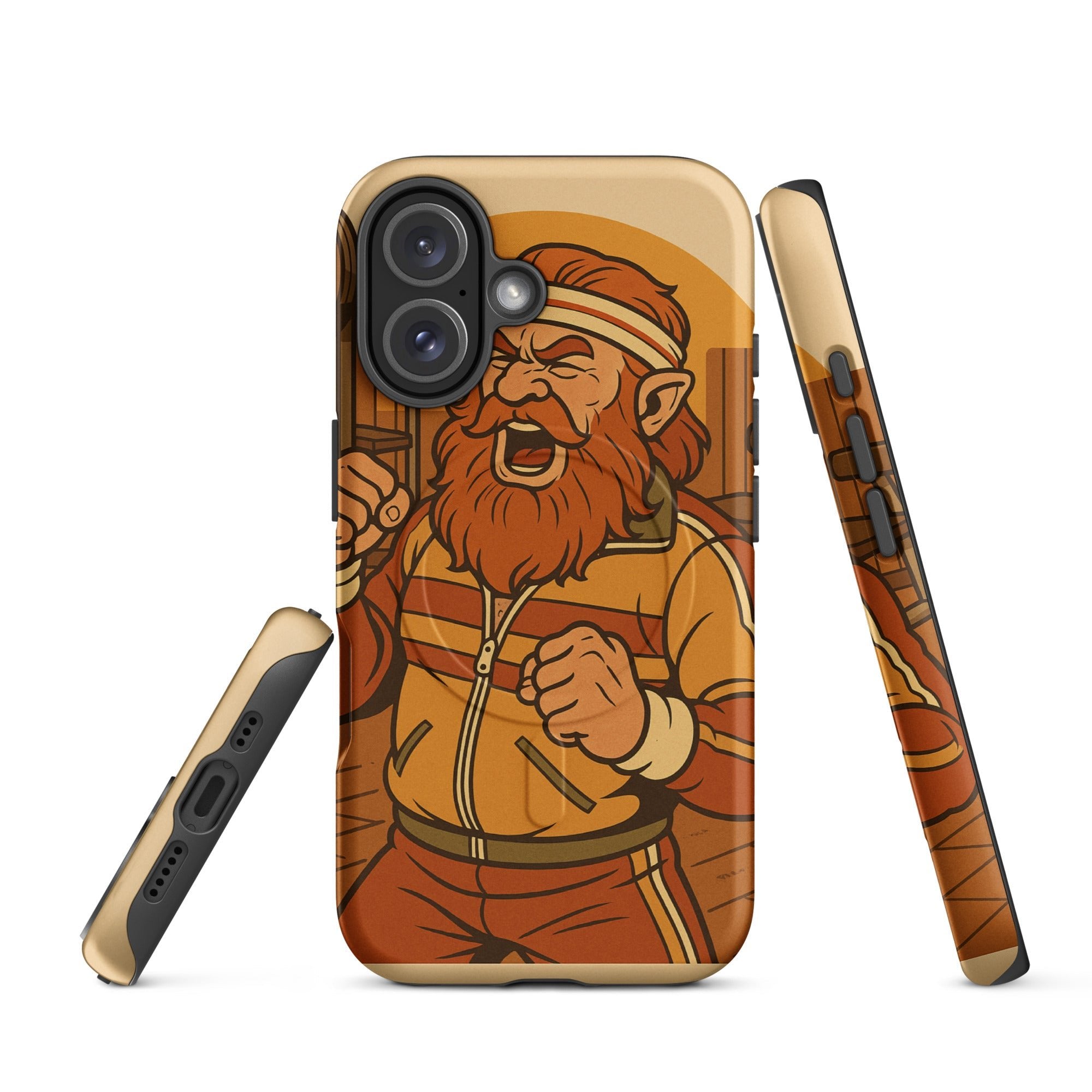Dwarven PUMP: The Ultimate Fantasy Fitness MagSafe Case for iPhone® - Caster Coast