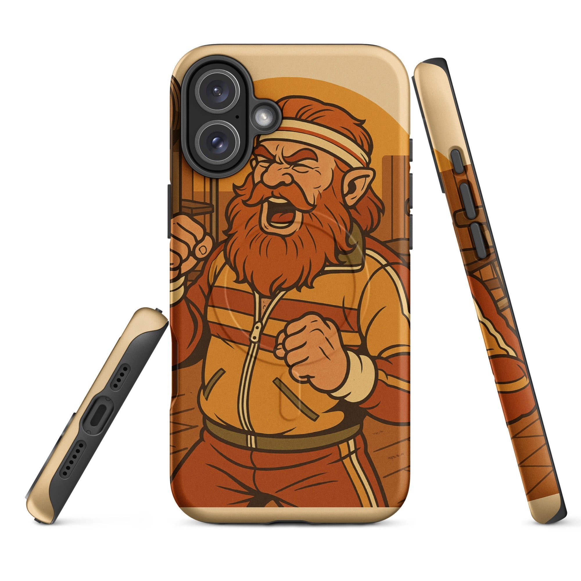 Dwarven PUMP: The Ultimate Fantasy Fitness MagSafe Case for iPhone® - Caster Coast