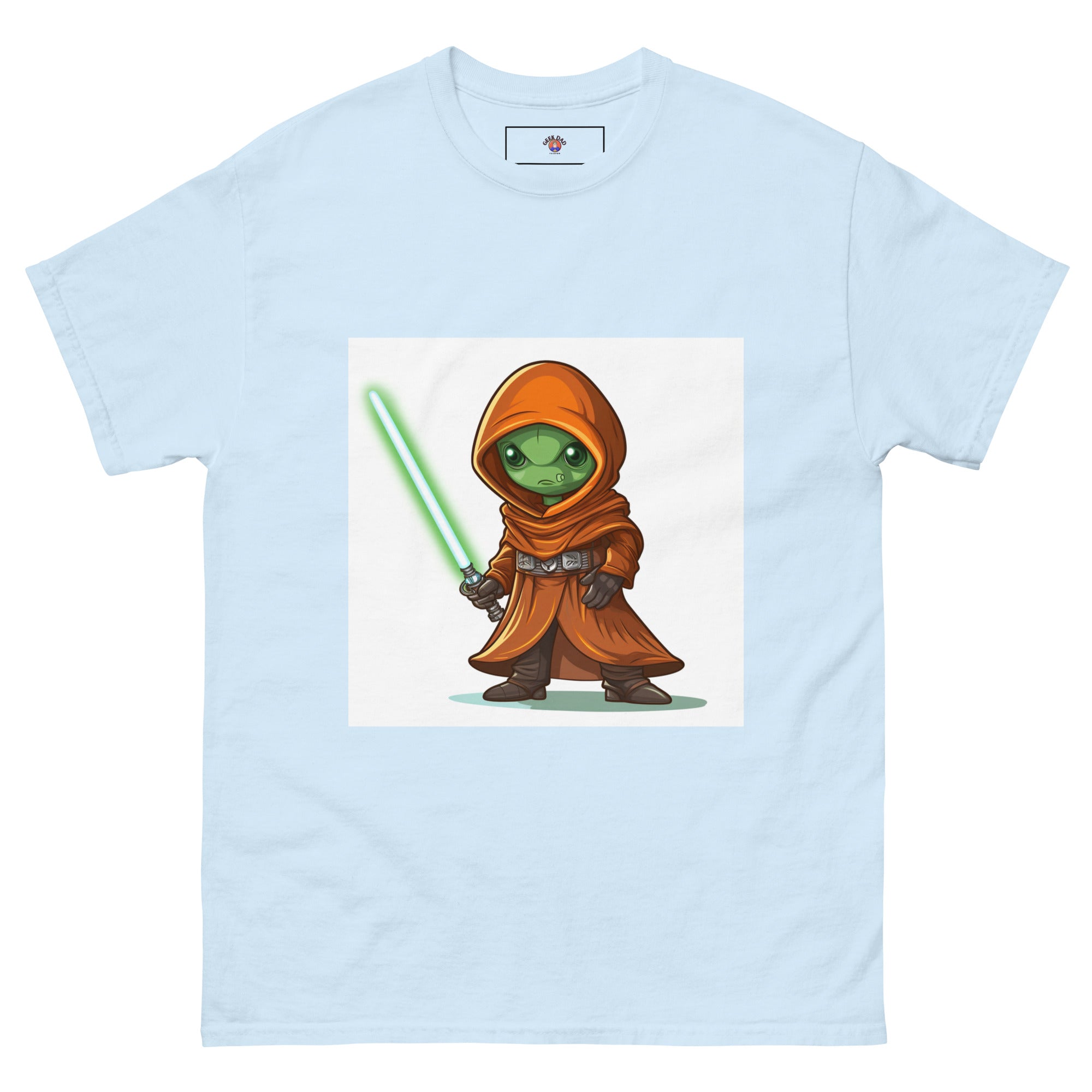 Green Alien Jedi men's classic tee - Caster Coast