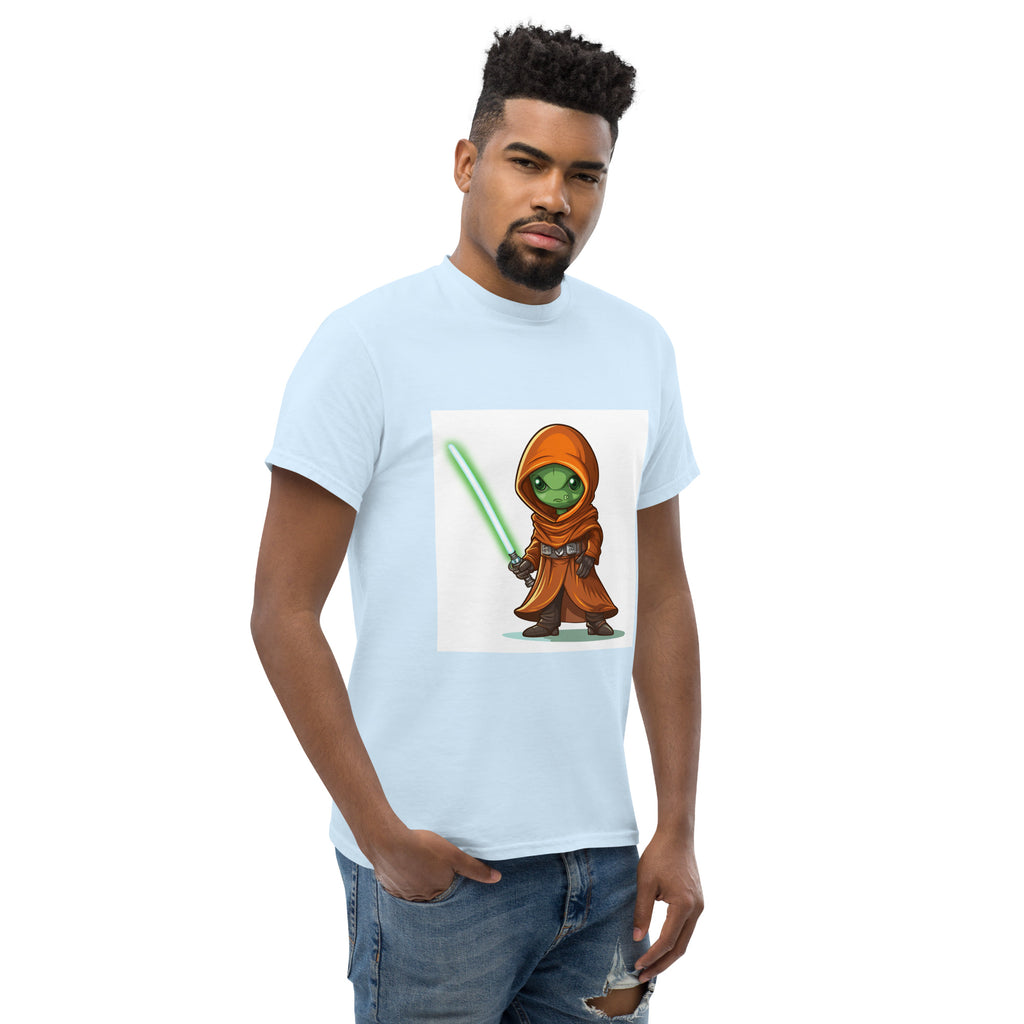 Green Alien Jedi men's classic tee - Caster Coast