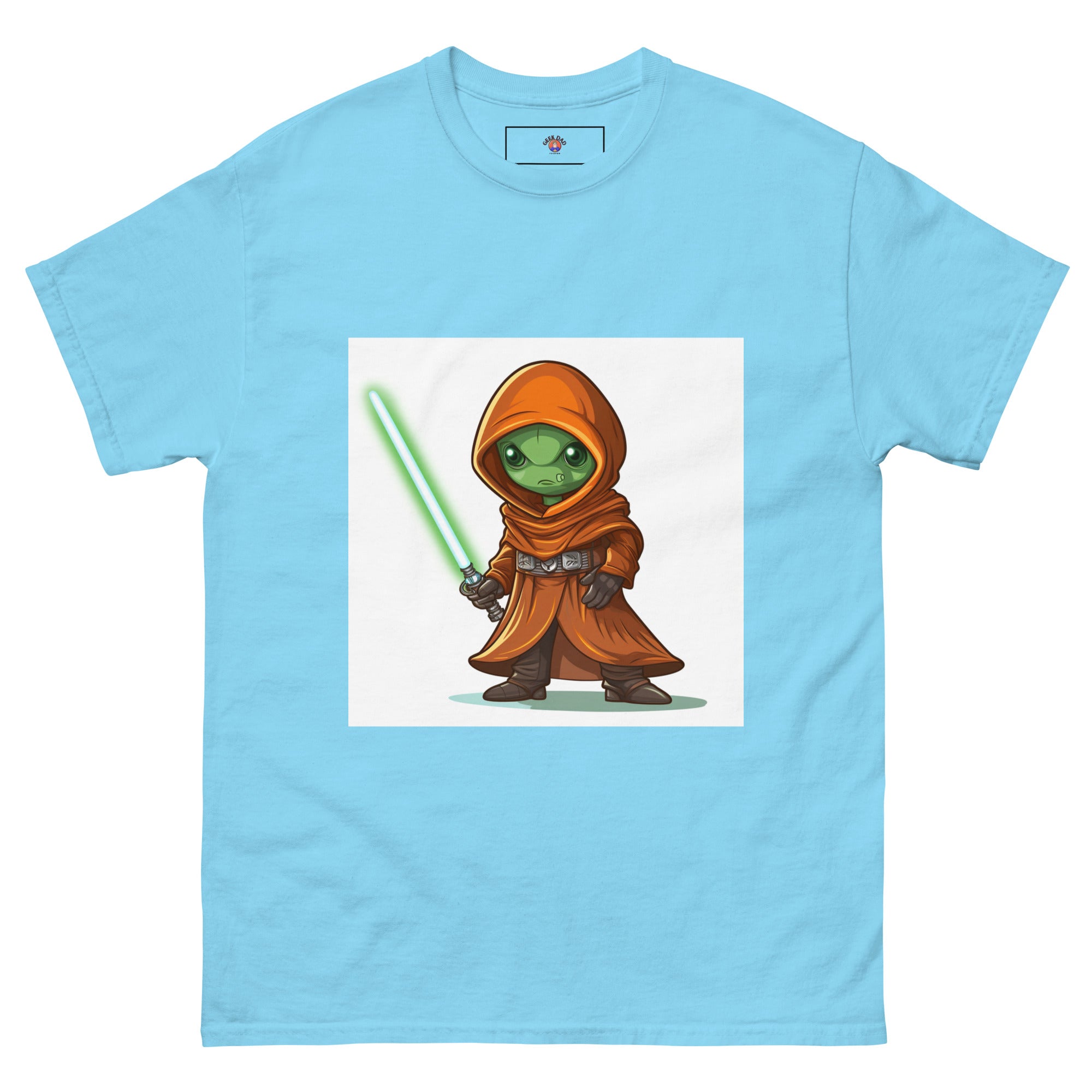 Green Alien Jedi men's classic tee - Caster Coast