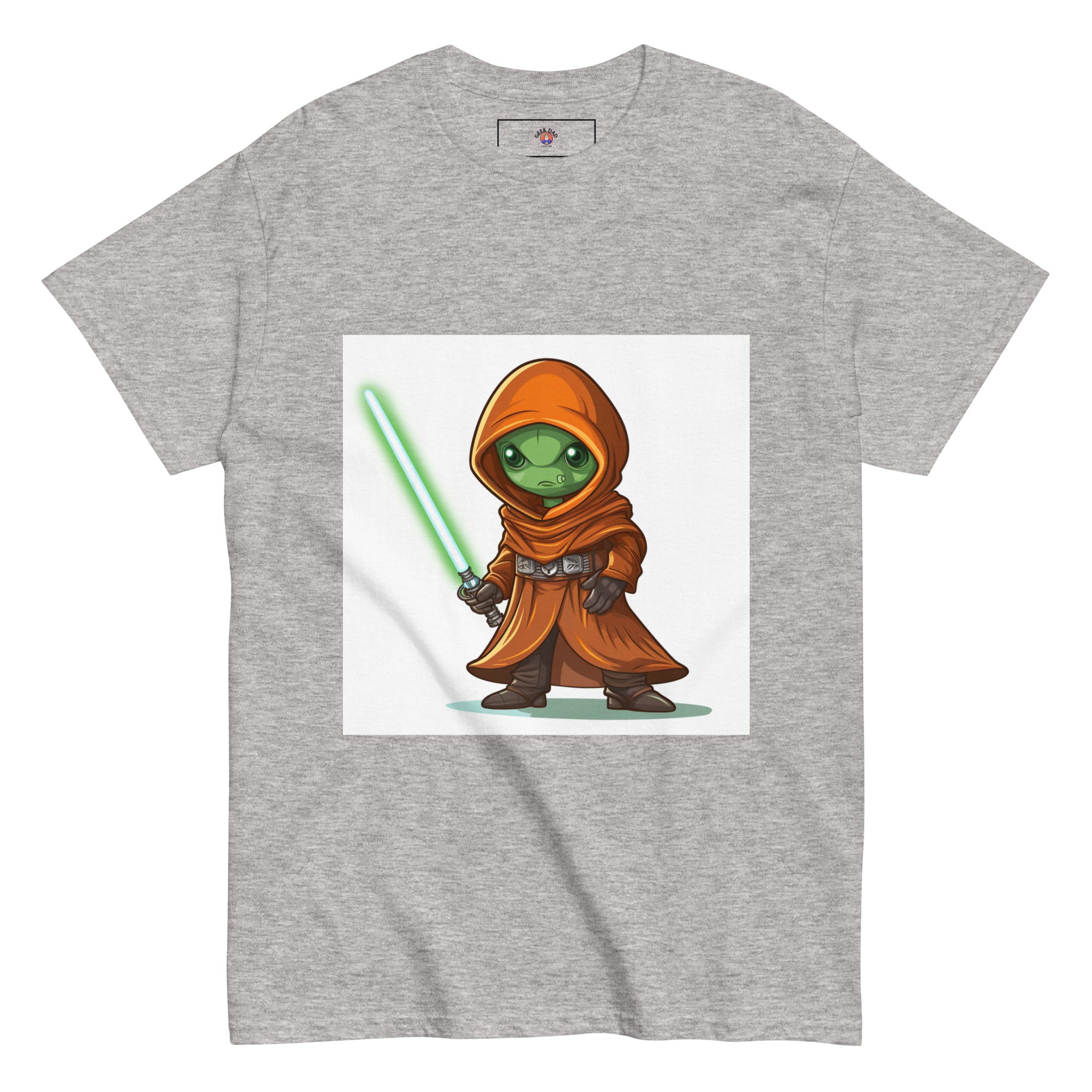 Green Alien Jedi men's classic tee - Caster Coast
