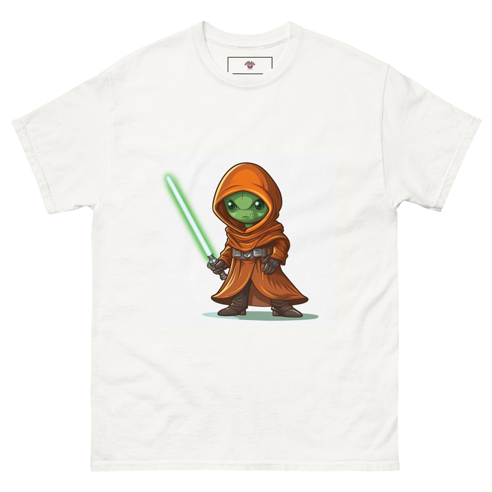 Green Alien Jedi men's classic tee - Caster Coast