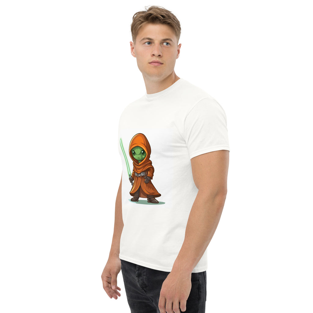 Green Alien Jedi men's classic tee - Caster Coast