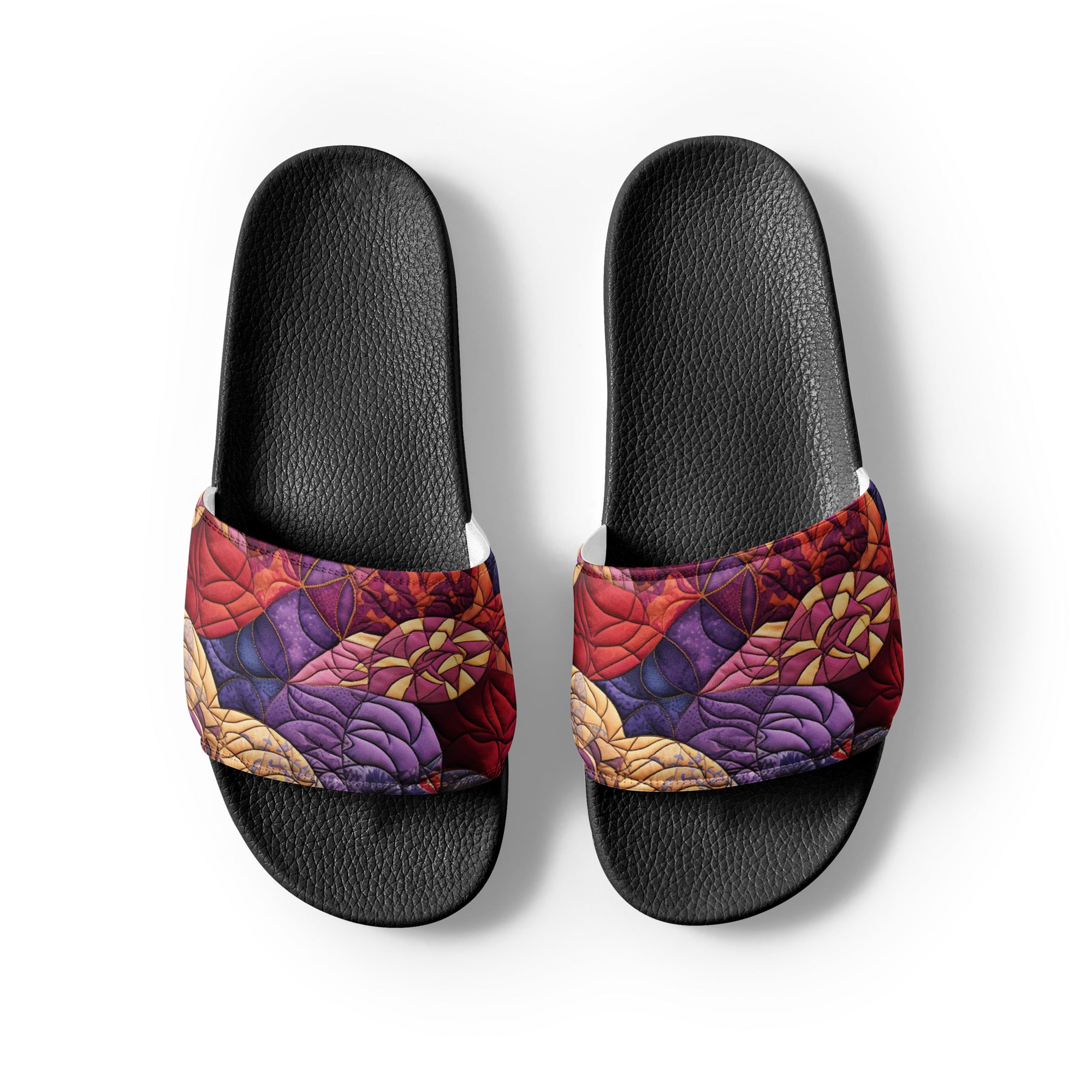 Comfy quilt men’s slides - Caster Coast