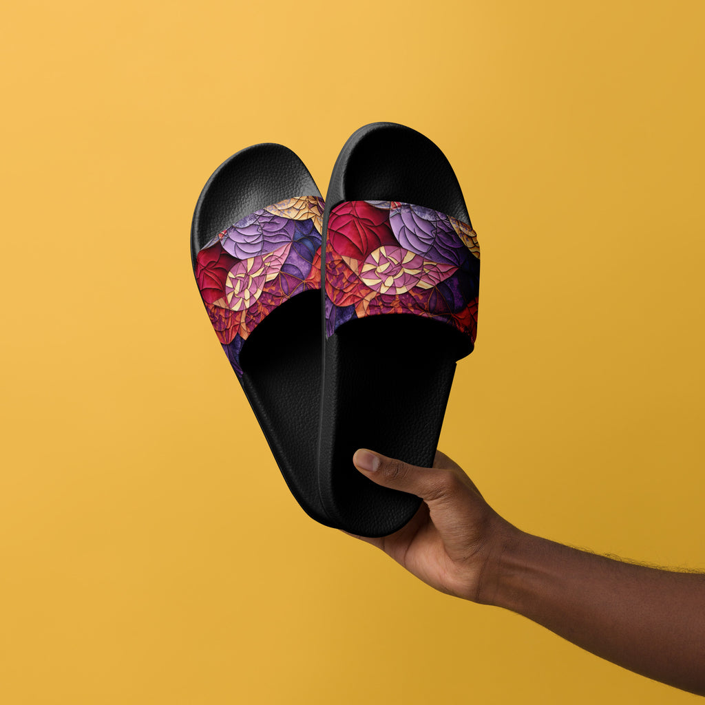 Comfy quilt men’s slides - Caster Coast