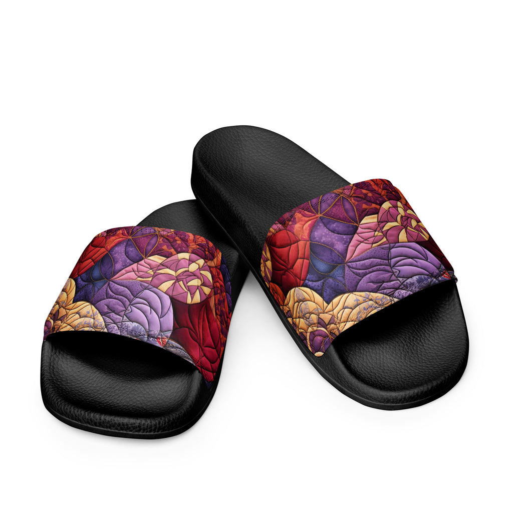 Comfy quilt men’s slides - Caster Coast