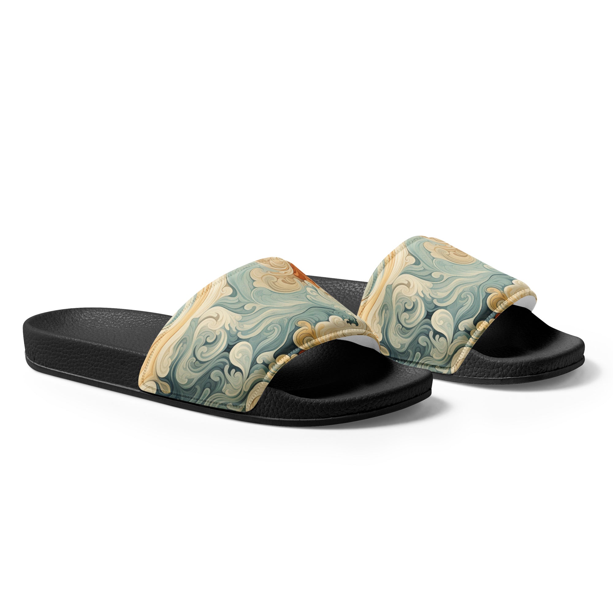 Go with the flow men’s slides - Caster Coast