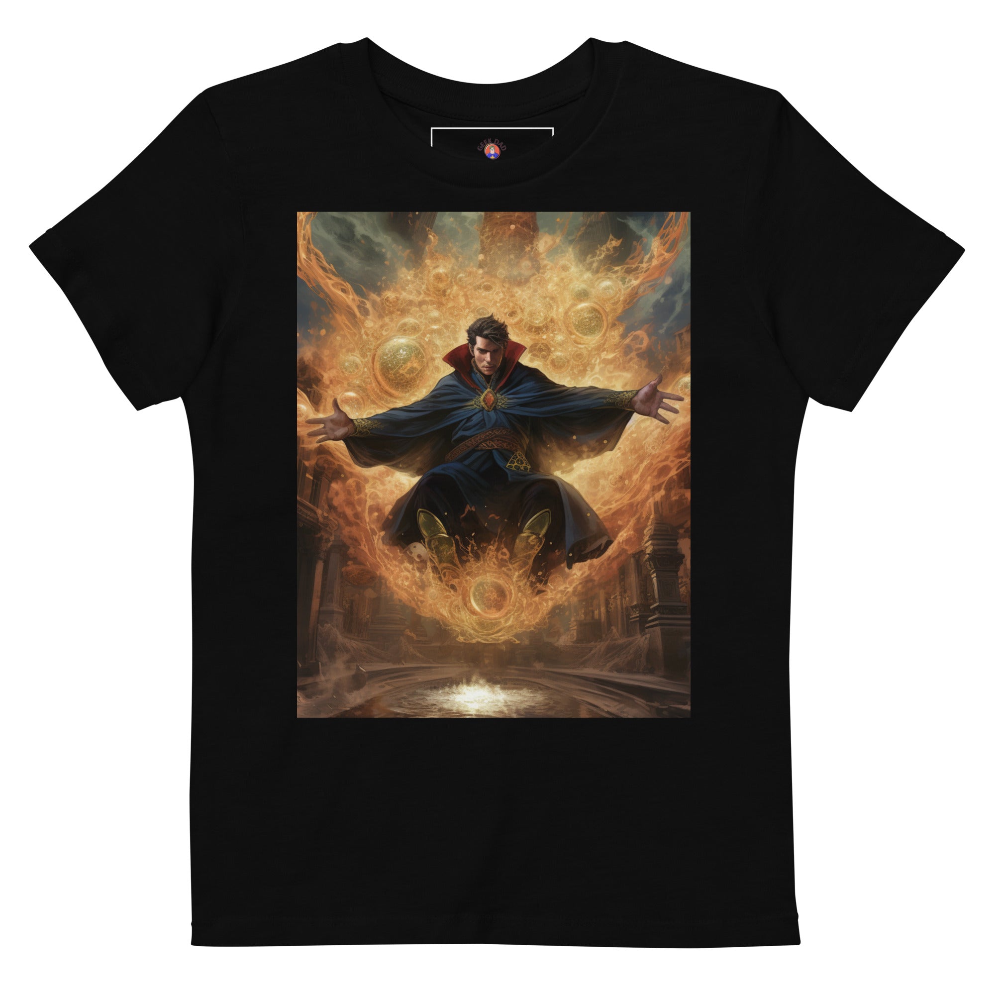 Doctor Strange AI Fan Art organic cotton kids t-shirt - Caster Coast