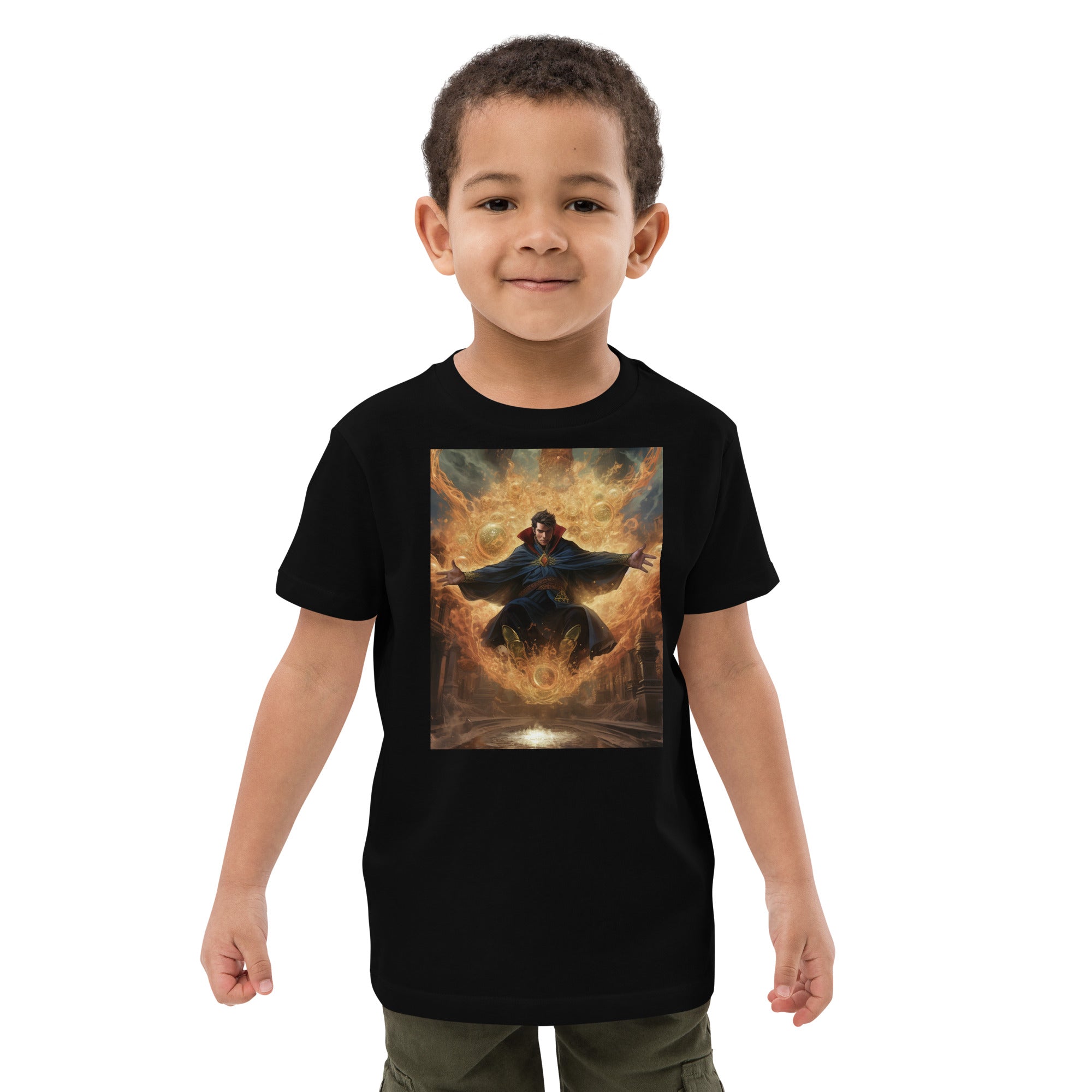 Doctor Strange AI Fan Art organic cotton kids t-shirt - Caster Coast