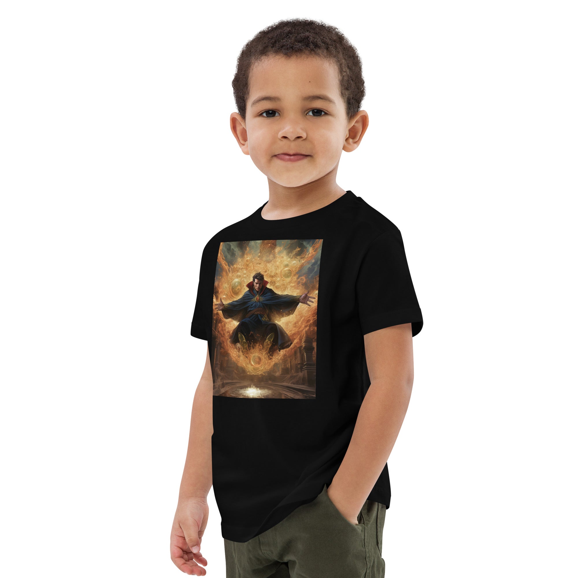 Doctor Strange AI Fan Art organic cotton kids t-shirt - Caster Coast