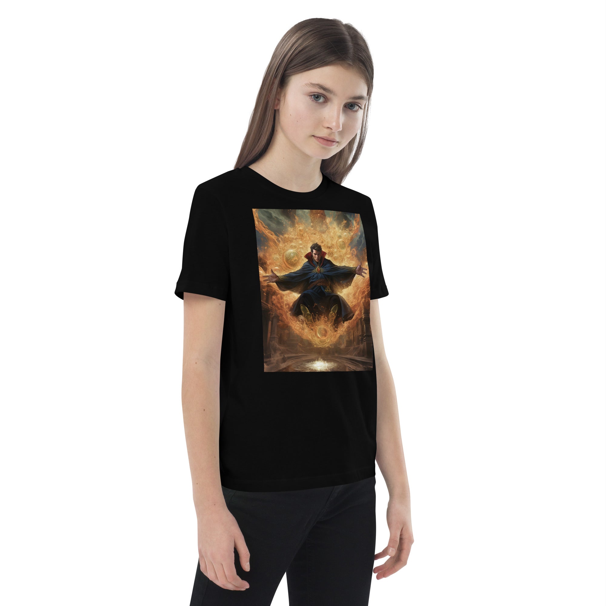Doctor Strange AI Fan Art organic cotton kids t-shirt - Caster Coast