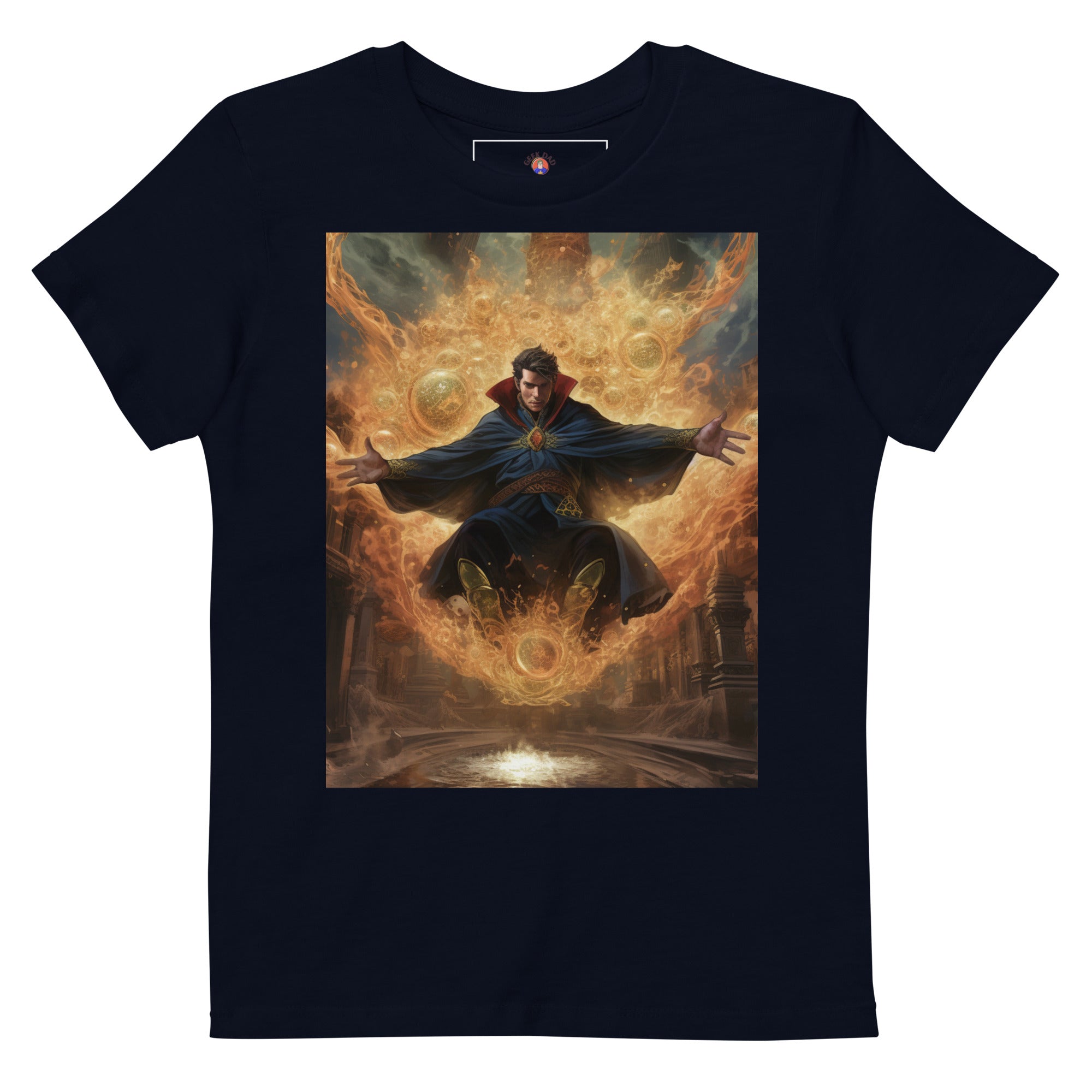 Doctor Strange AI Fan Art organic cotton kids t-shirt - Caster Coast