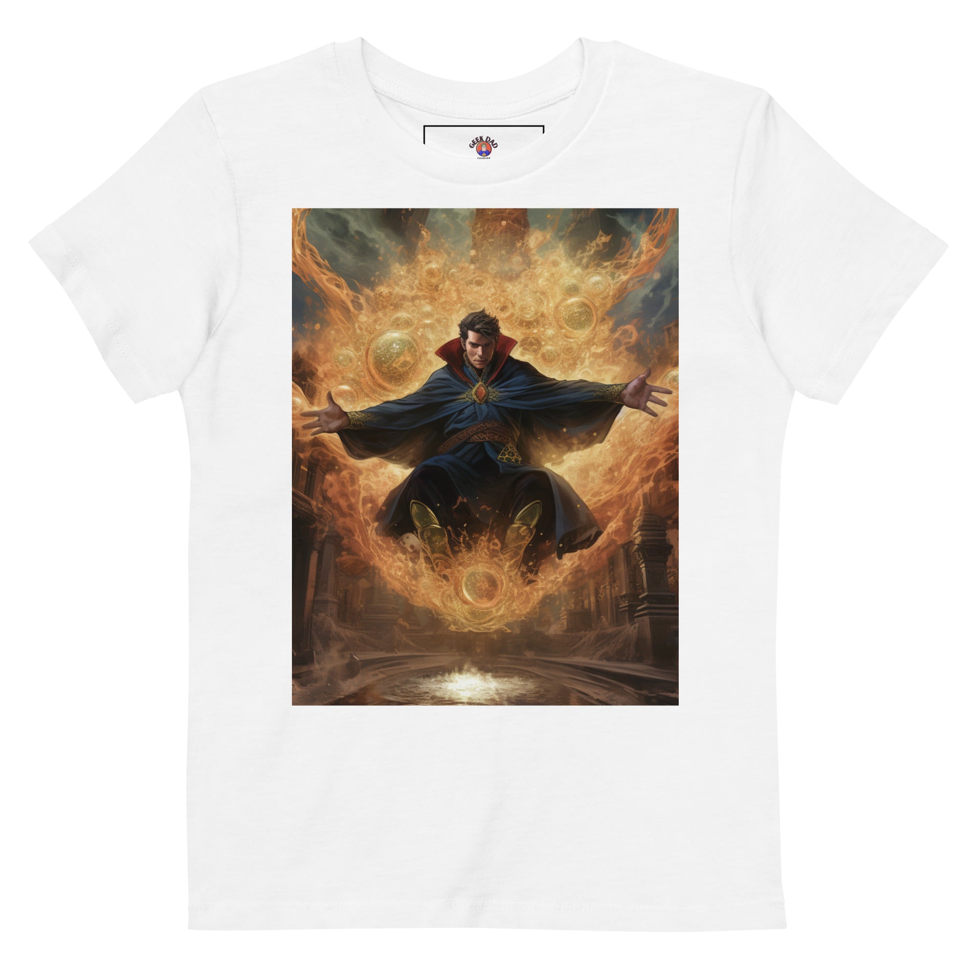 Doctor Strange AI Fan Art organic cotton kids t-shirt - Caster Coast