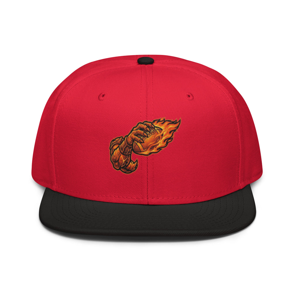 Fire Giants Football D&D Snapback Hat | Dungeons & Dragons Geek Dad Cap - Caster Coast