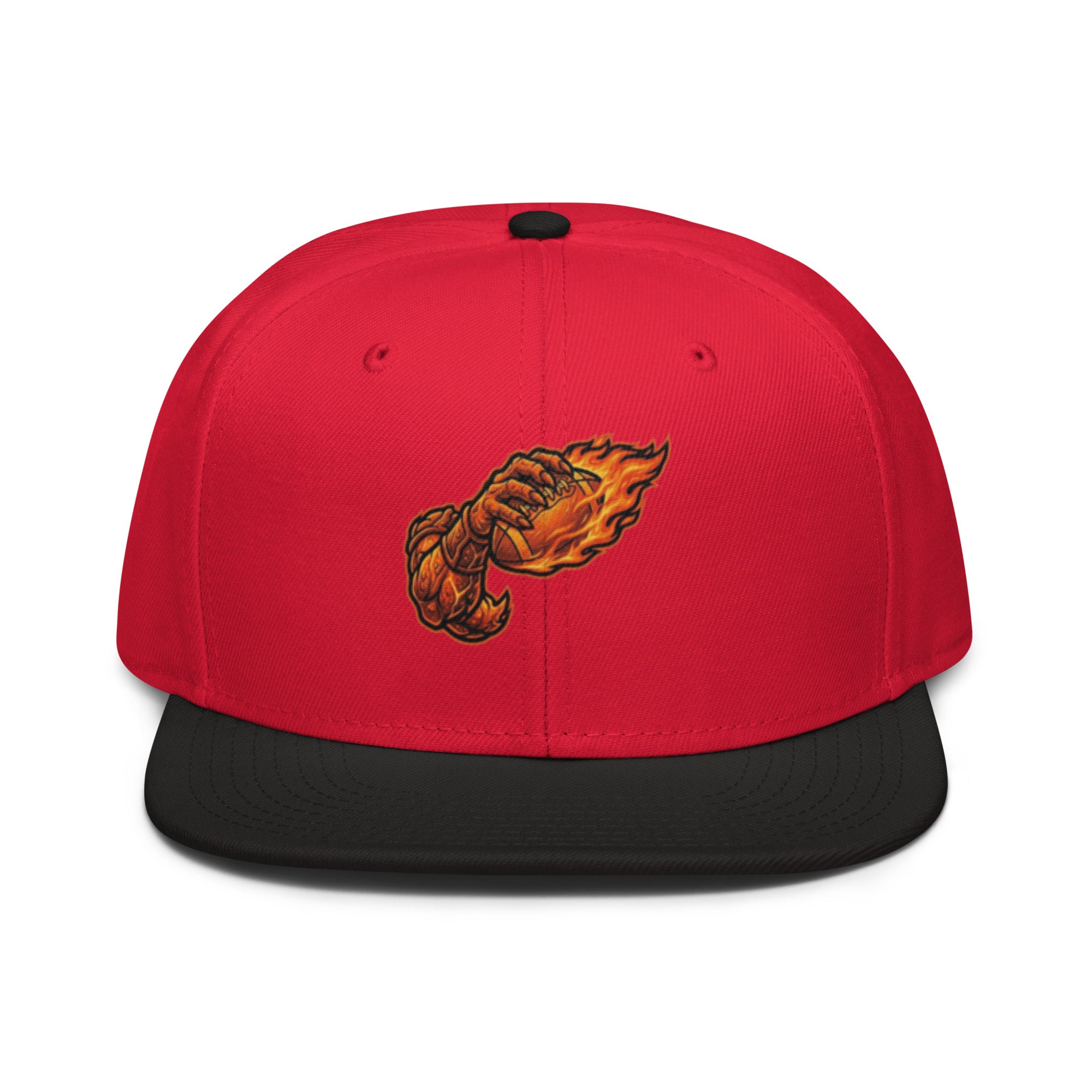 Fire Giants Football D&D Snapback Hat | Dungeons & Dragons Geek Dad Cap - Caster Coast