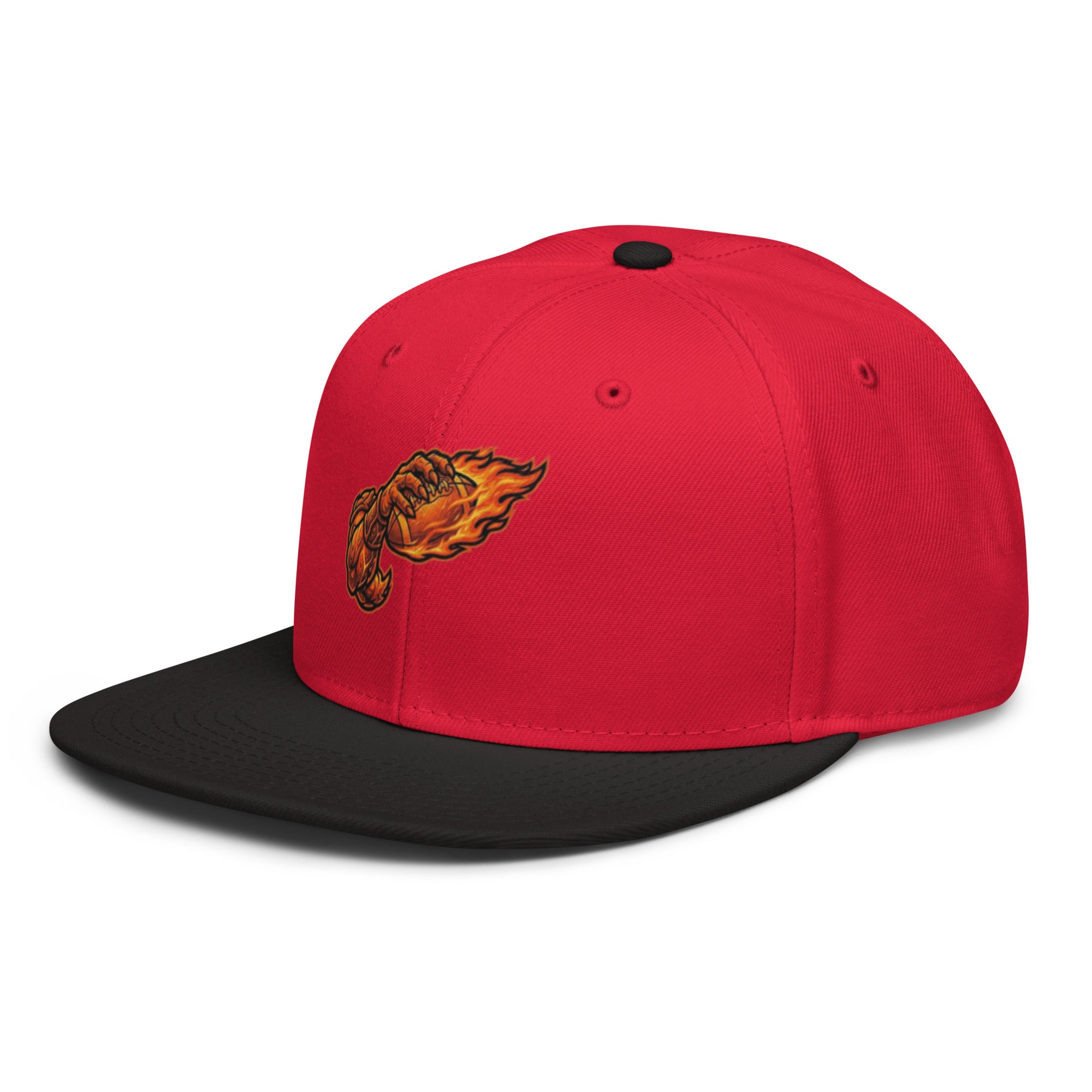 Fire Giants Football D&D Snapback Hat | Dungeons & Dragons Geek Dad Cap - Caster Coast