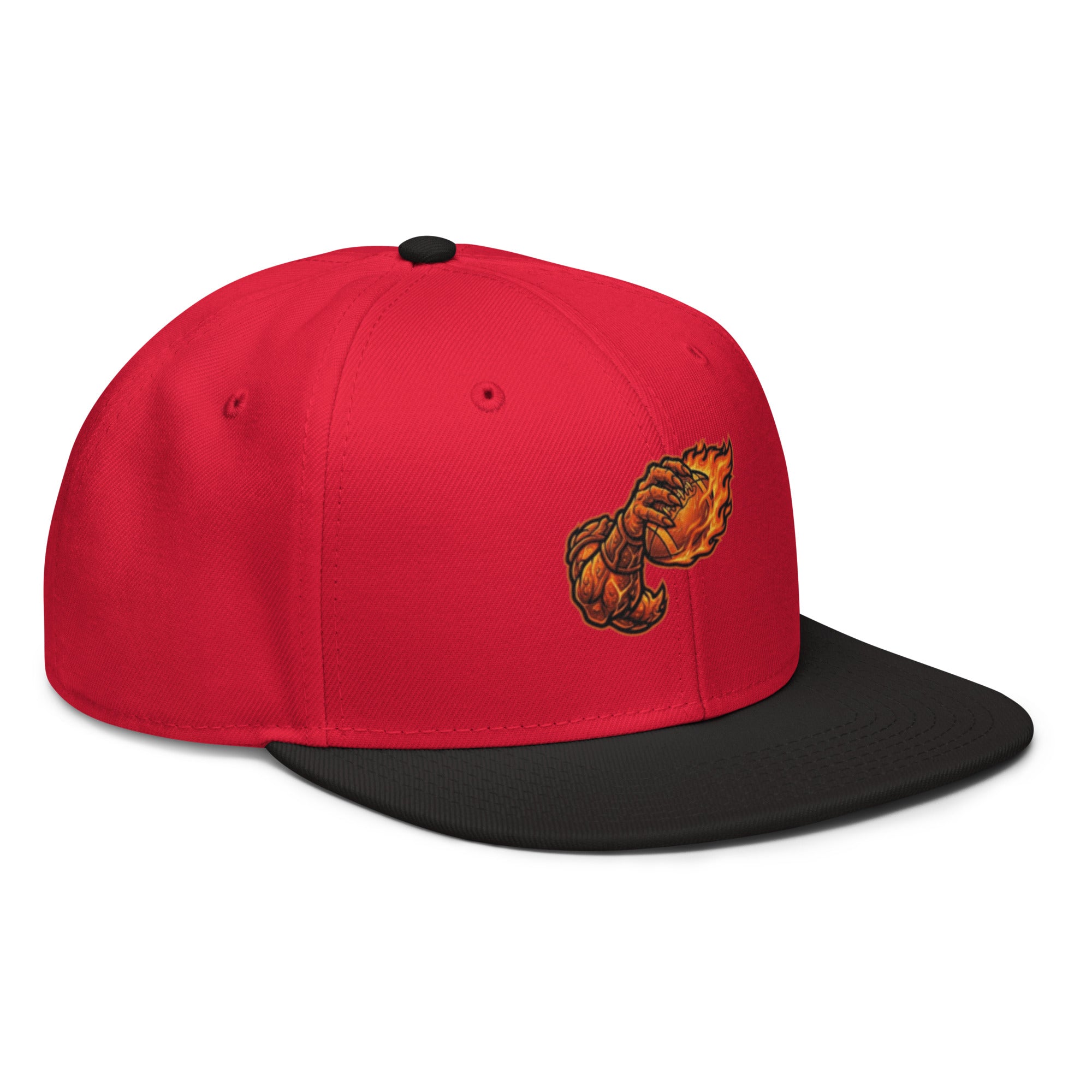 Fire Giants Football D&D Snapback Hat | Dungeons & Dragons Geek Dad Cap - Caster Coast