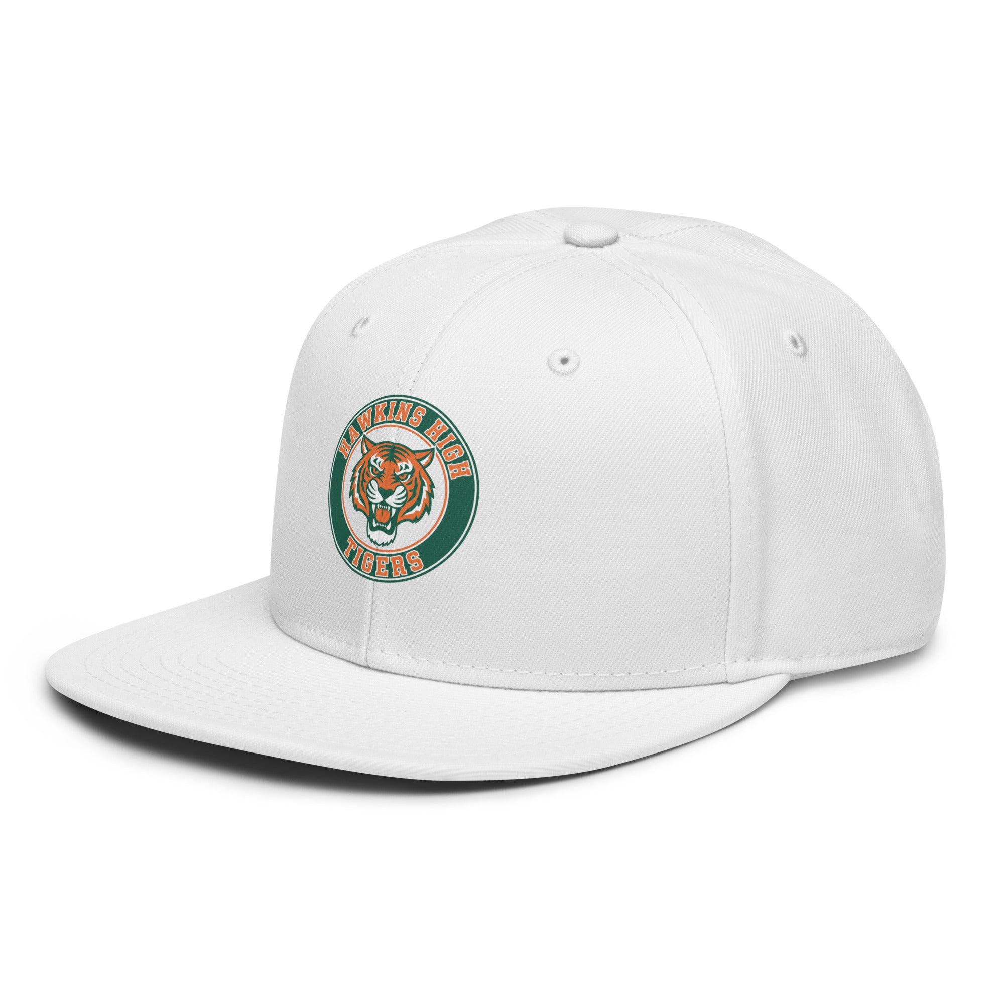 Hawkins High Tigers Snapback Hat | Stranger Things Inspired Cap - Caster Coast