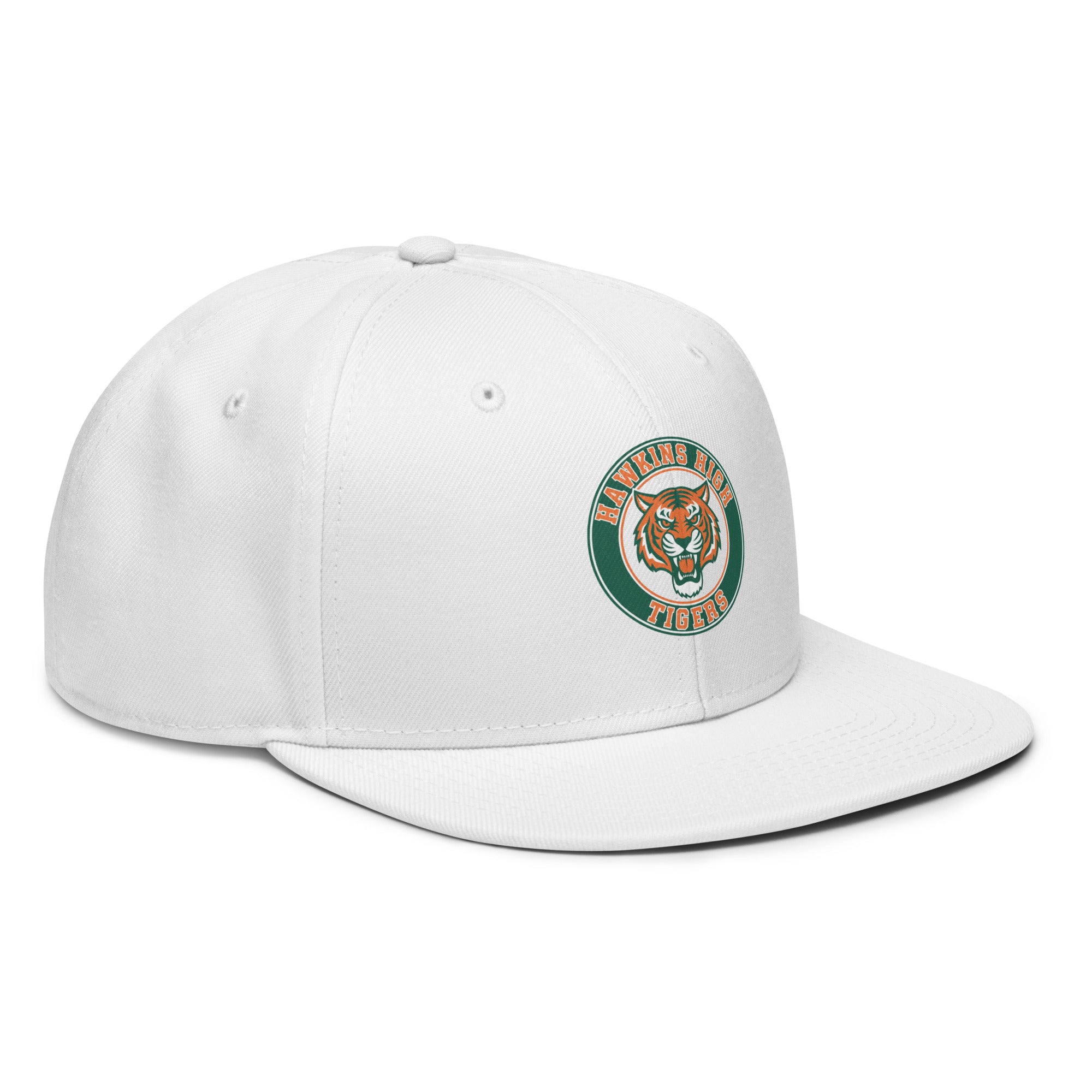 Hawkins High Tigers Snapback Hat | Stranger Things Inspired Cap - Caster Coast