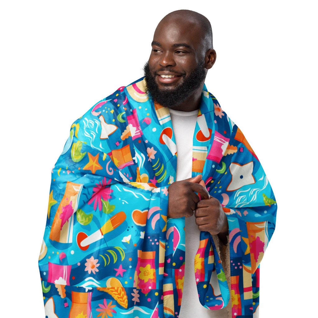 Let's Splash sherpa blanket - Caster Coast