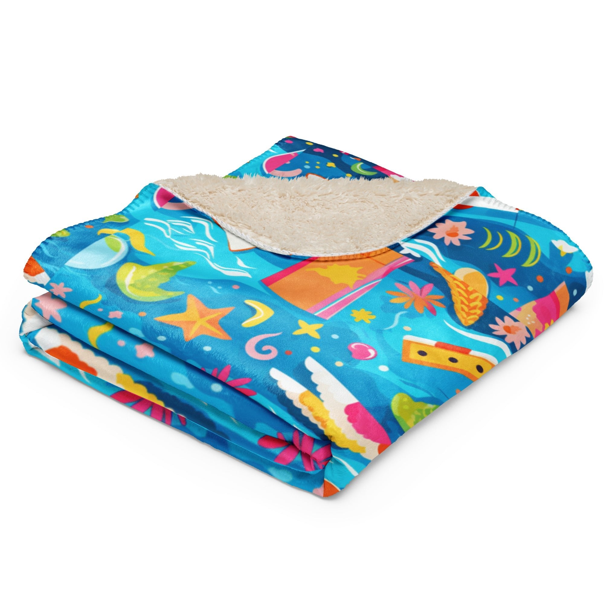 Let's Splash sherpa blanket - Caster Coast
