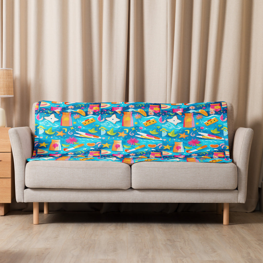 Let's Splash sherpa blanket - Caster Coast
