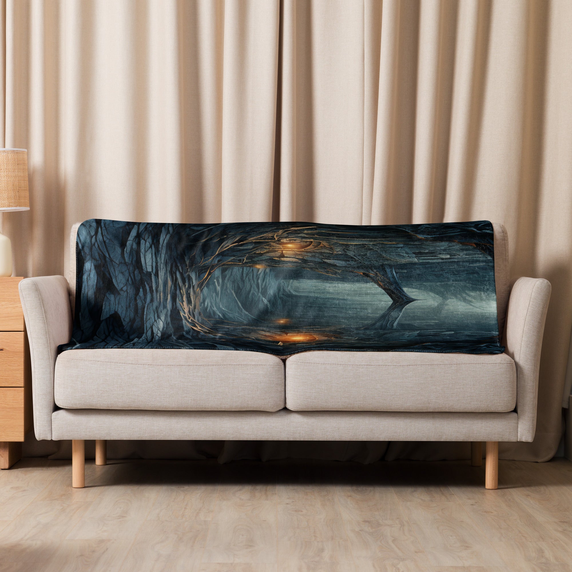 “Fly, You Fools” Sherpa blanket - Caster Coast