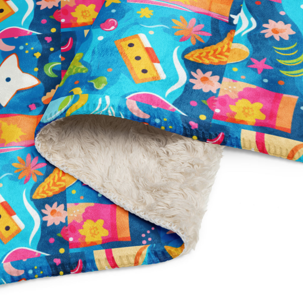 Let's Splash sherpa blanket - Caster Coast