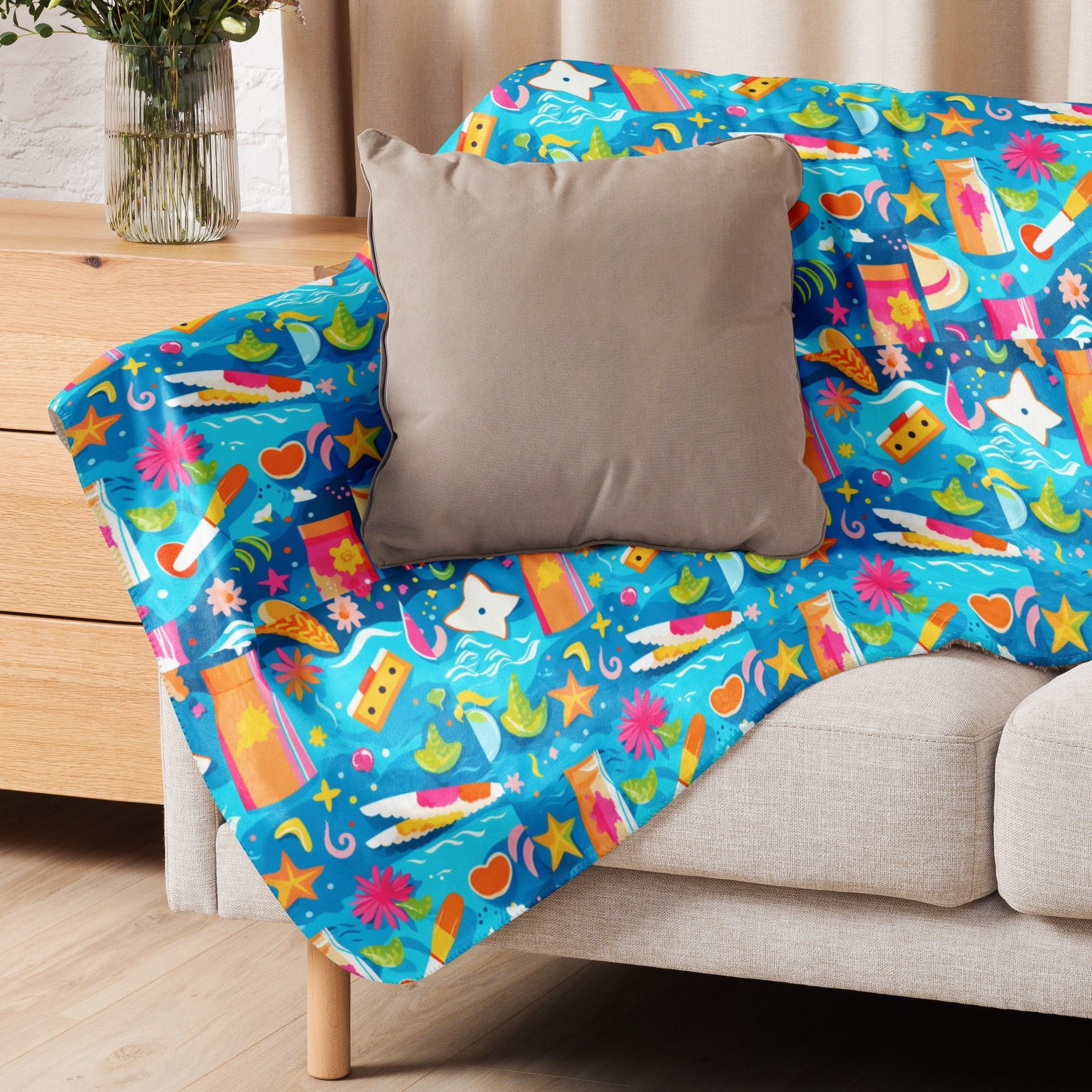 Let's Splash sherpa blanket - Caster Coast