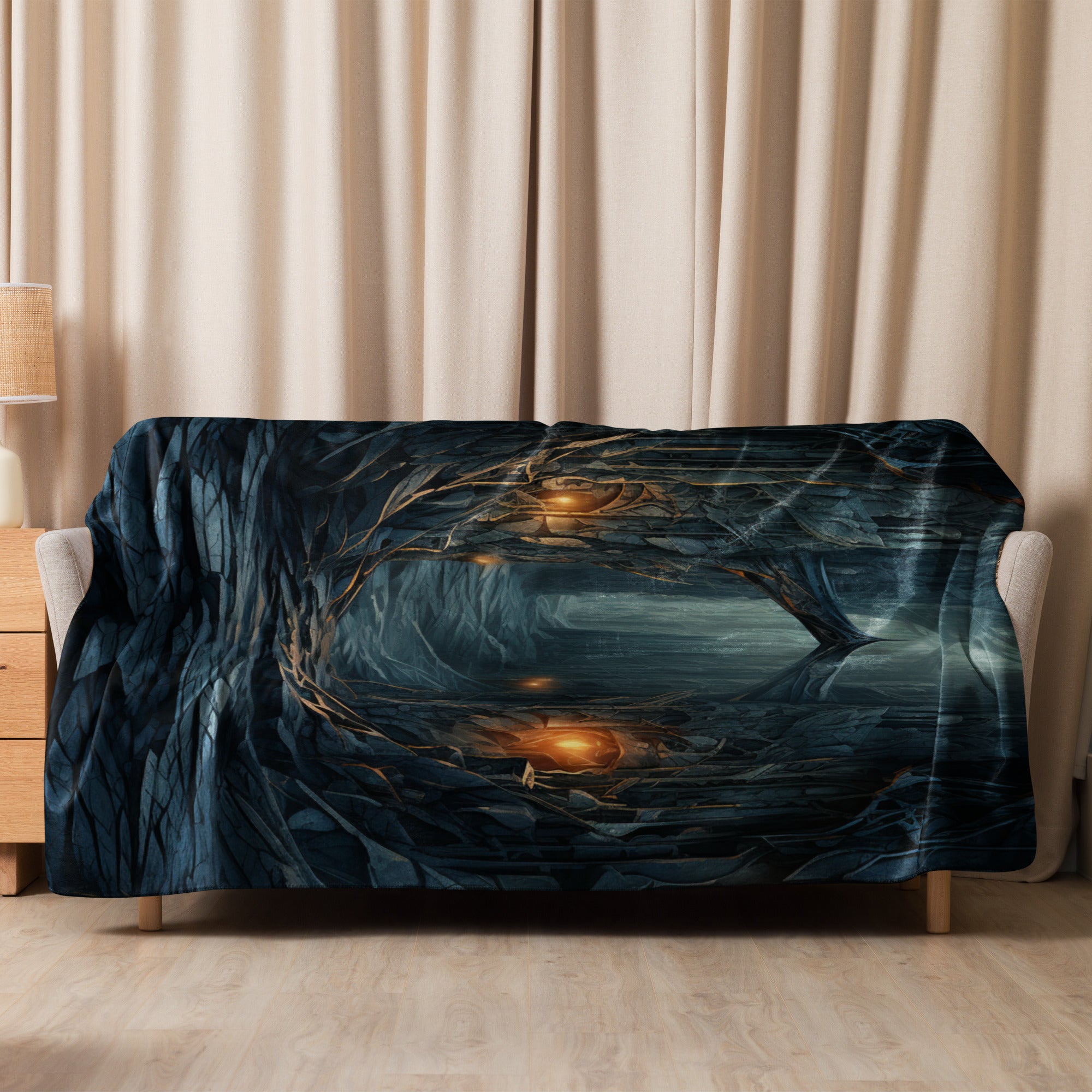 “Fly, You Fools” Sherpa blanket - Caster Coast