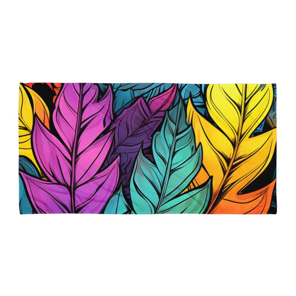 Flashy Leaves Towel - Caster Coast