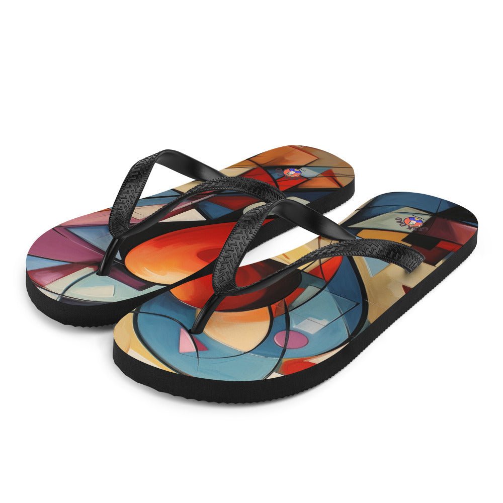 Abstract Love Flip - Flops - Caster Coast