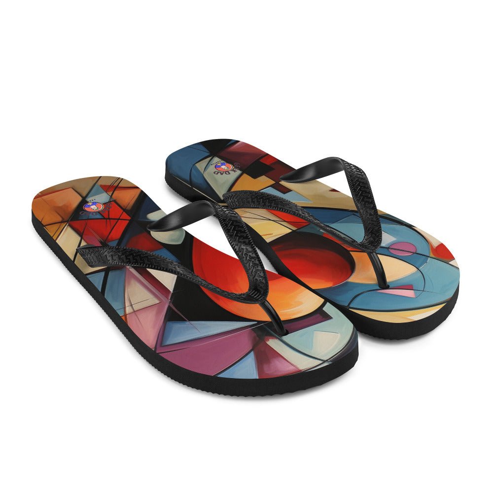 Abstract Love Flip - Flops - Caster Coast