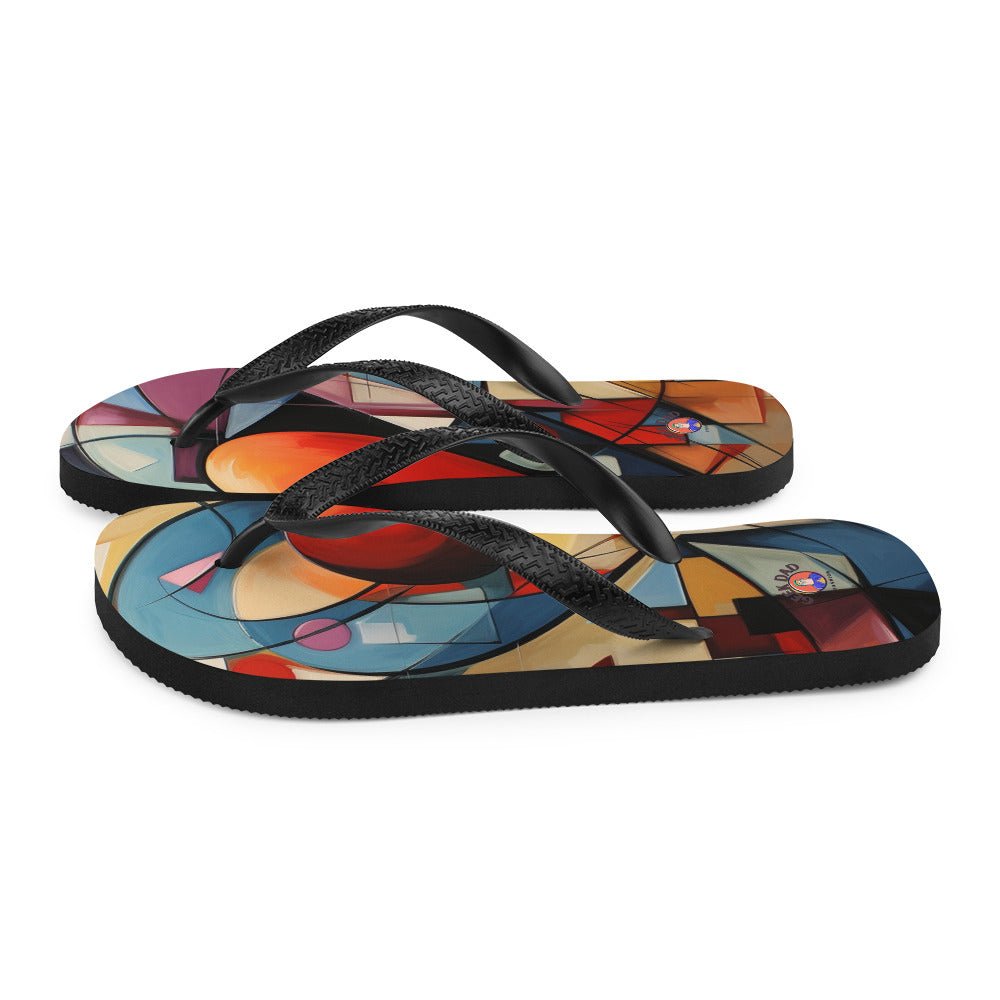 Abstract Love Flip - Flops - Caster Coast