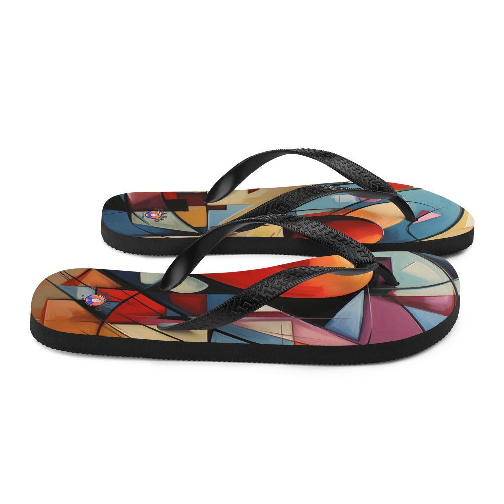 Abstract Love Flip - Flops - Caster Coast