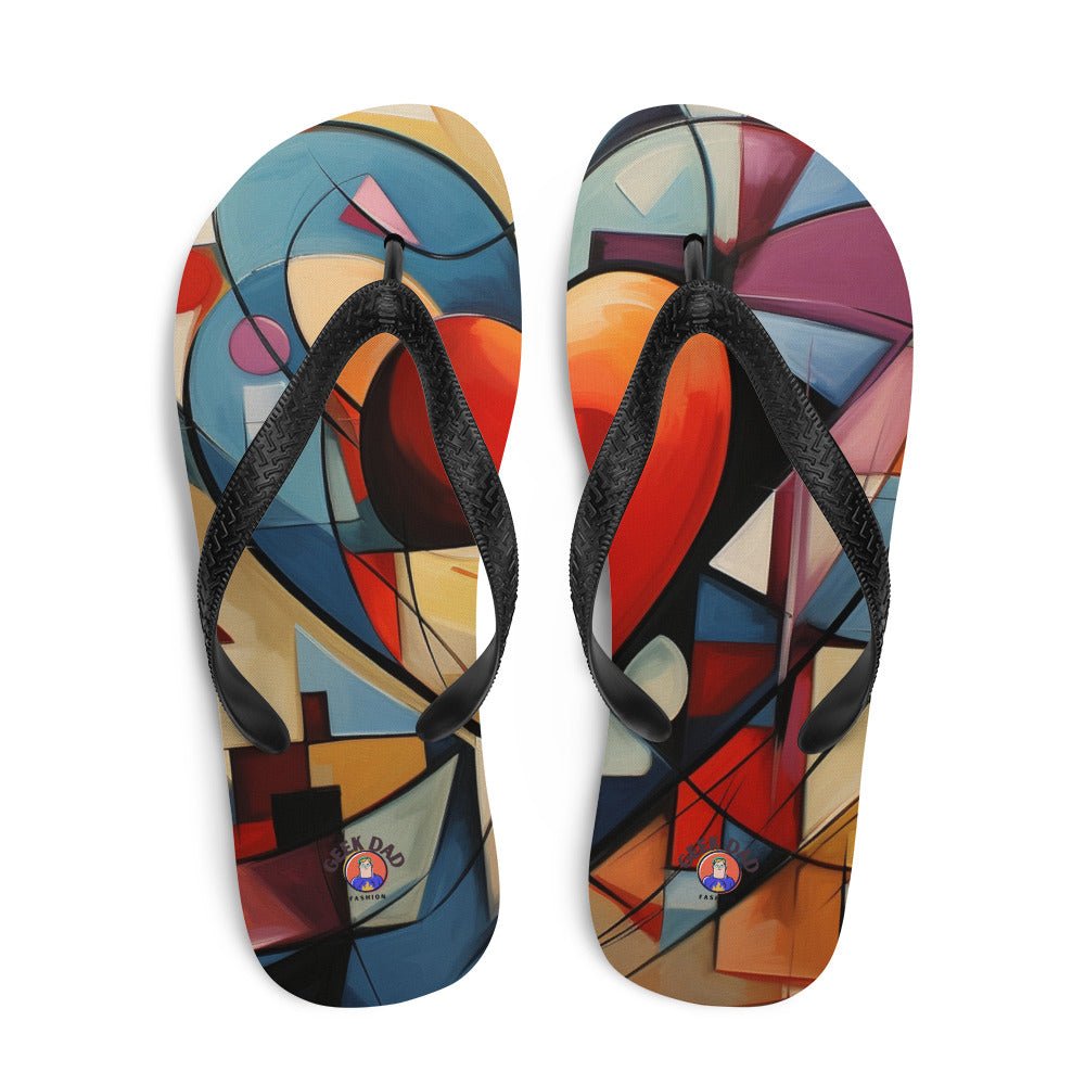 Abstract Love Flip - Flops - Caster Coast