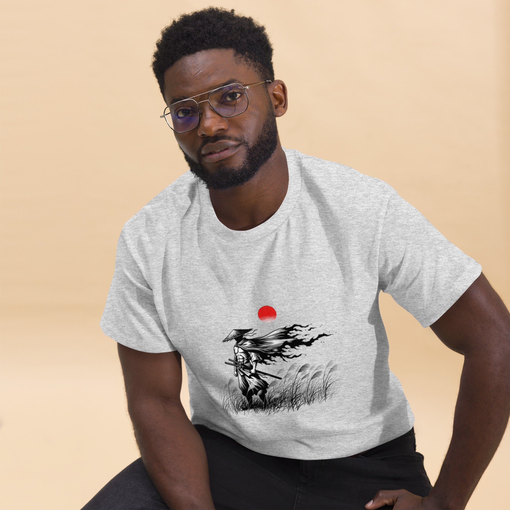 Geek Samurai Warrior - Fantasy D&D Warrior T-Shirt - Caster Coast