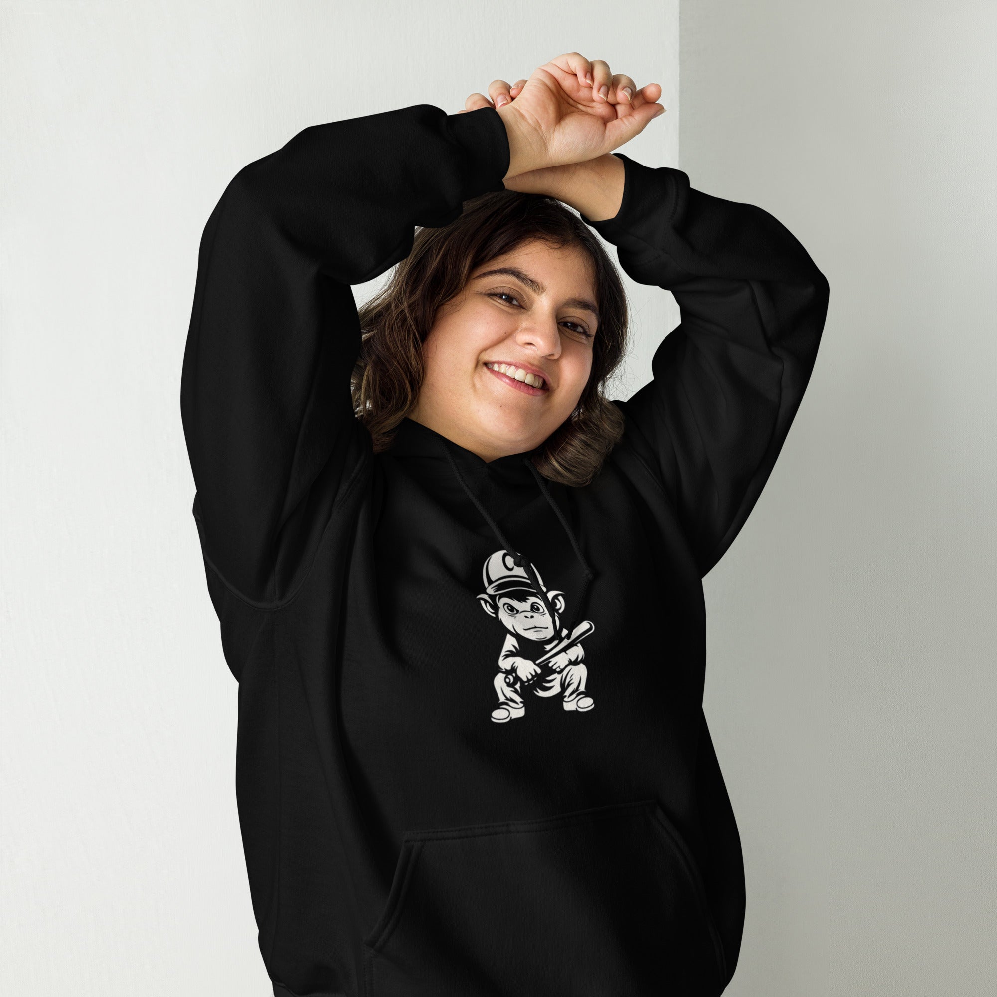 Baller Monkey Unisex Hoodie - Caster Coast