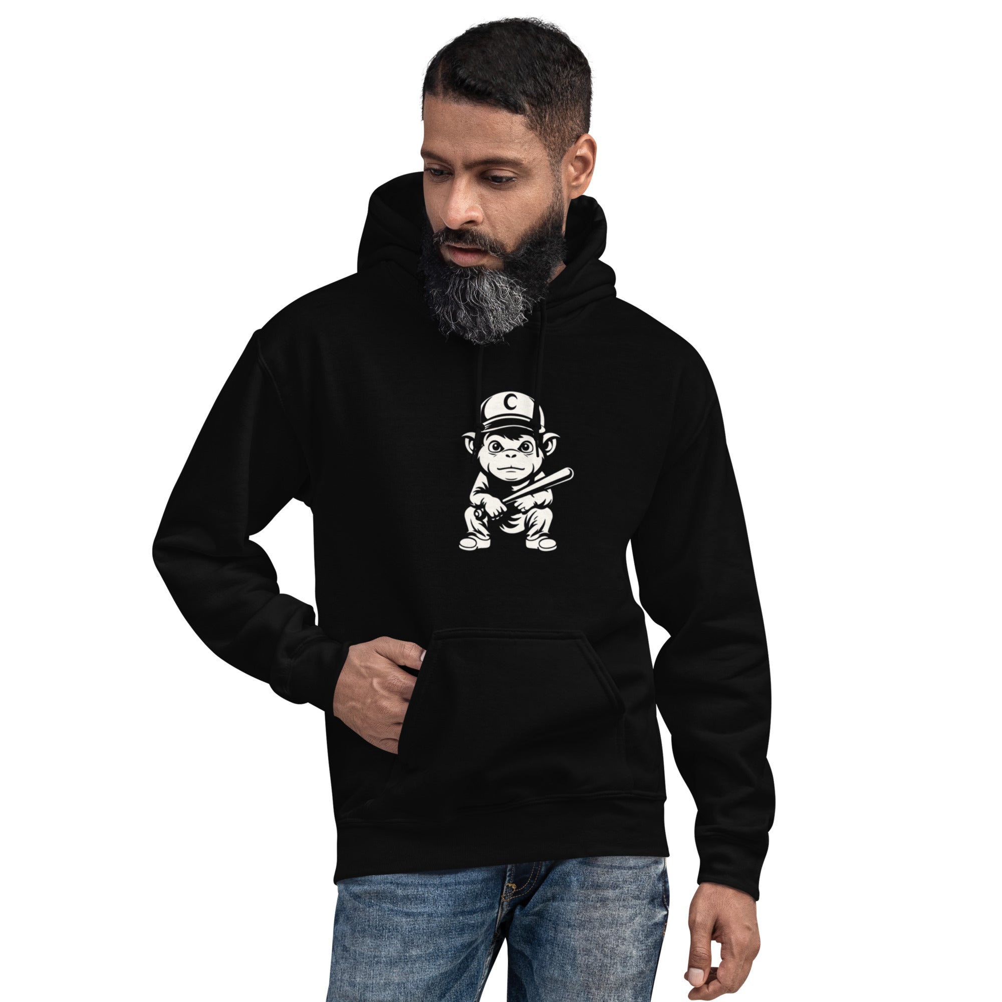 Baller Monkey Unisex Hoodie - Caster Coast