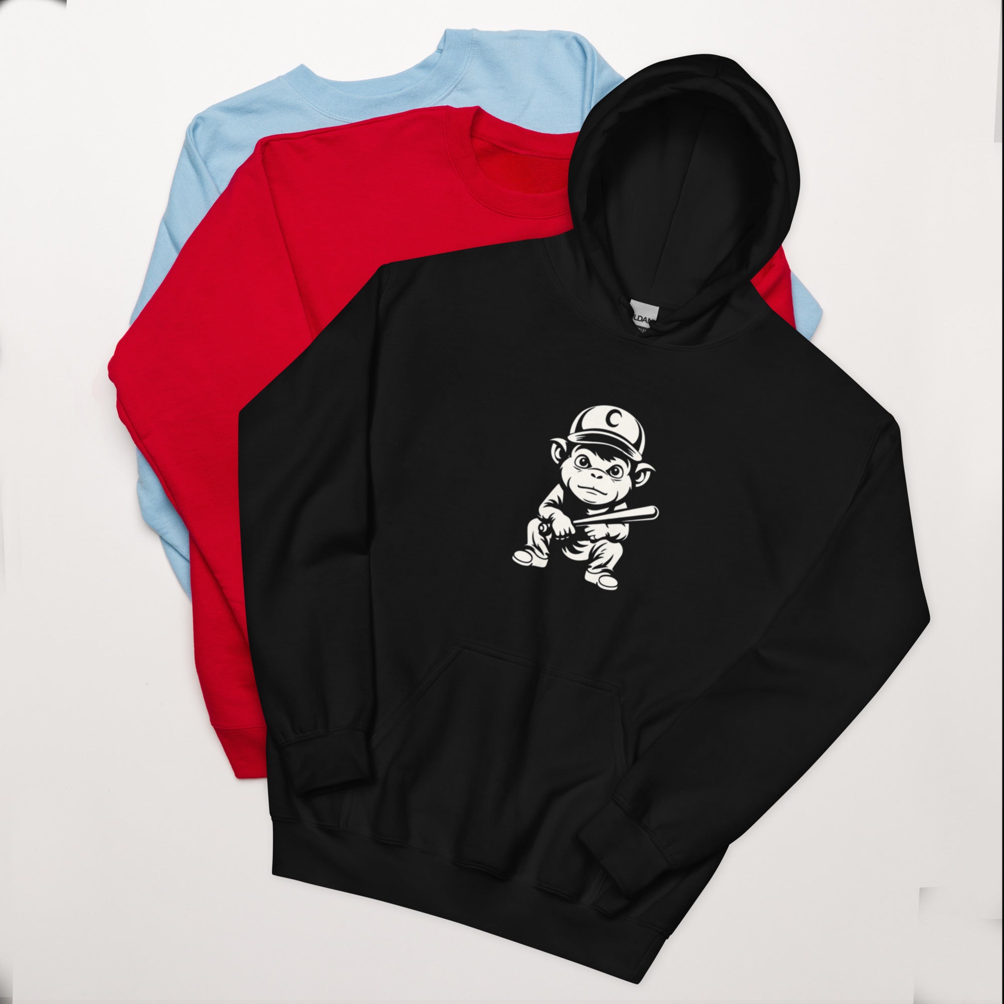 Baller Monkey Unisex Hoodie - Caster Coast